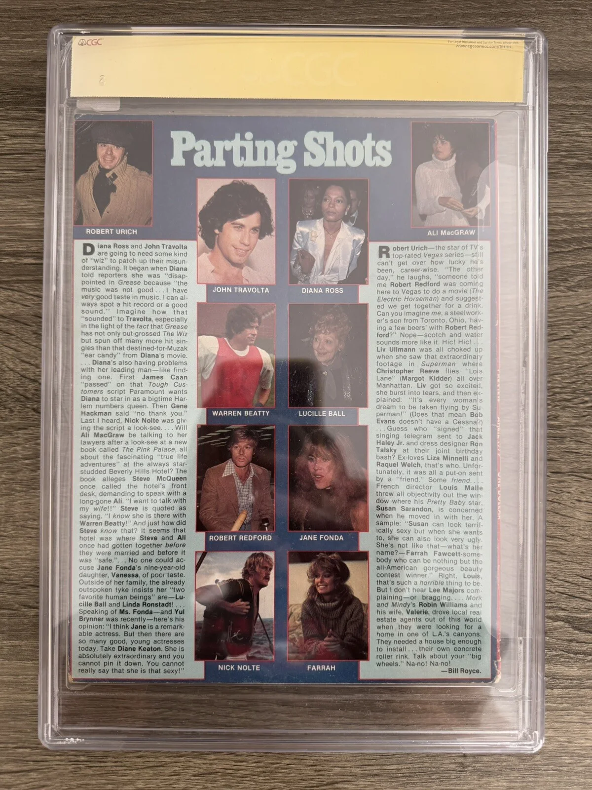 Lou Ferrigno — 1979 Lou Ferrigno SIGNED Preview #V3 #8 Magazine CGC 5.5, изображение 2