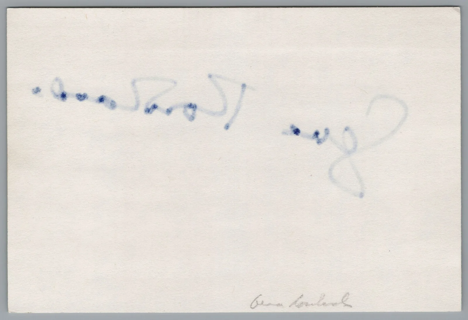 Gena Rowlands — Gena Rowlands Signed 4x6 Index Card The Betty Ford Story Autographed, изображение 2