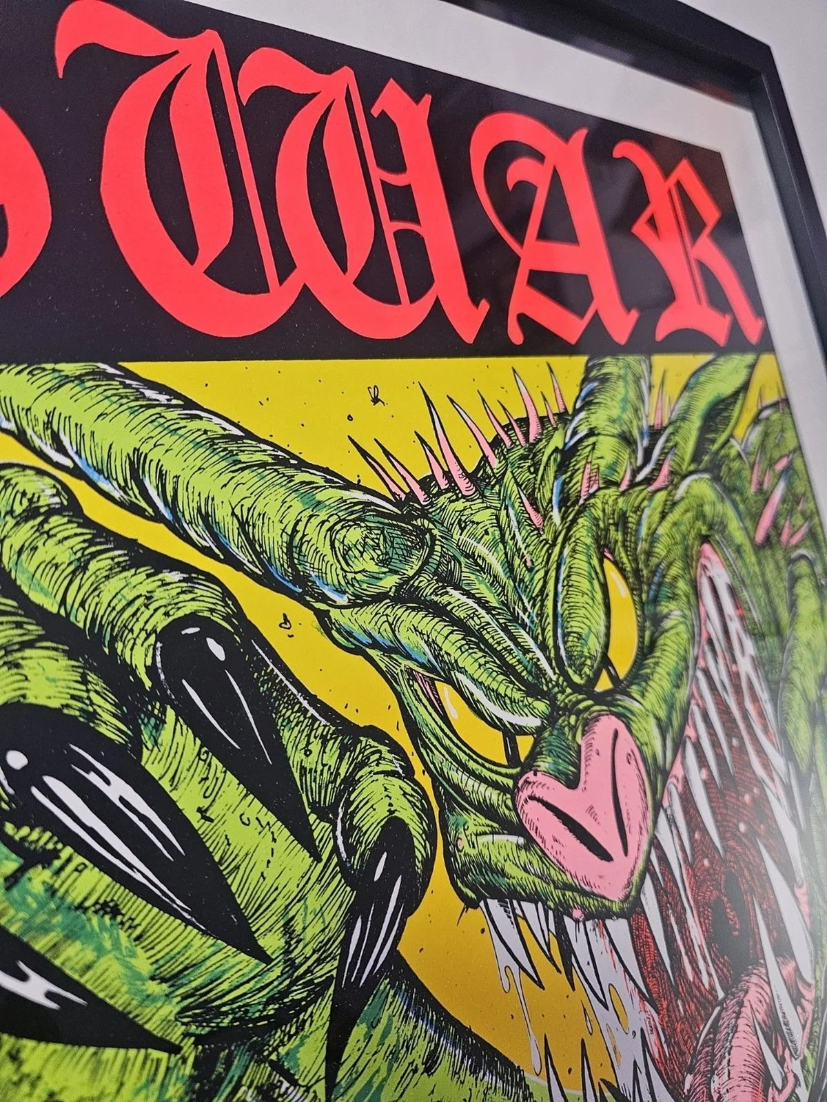 Frank Kozik Signed & Numbered 183/325 Limited Print Silkscreen GWAR/Melvins RARE, image 2
