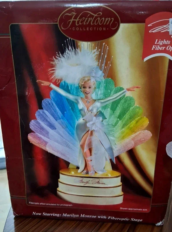 MARILYN MONROE - Carlton Heirloom Collection - Fibre Optic Stage Display - New, image 3