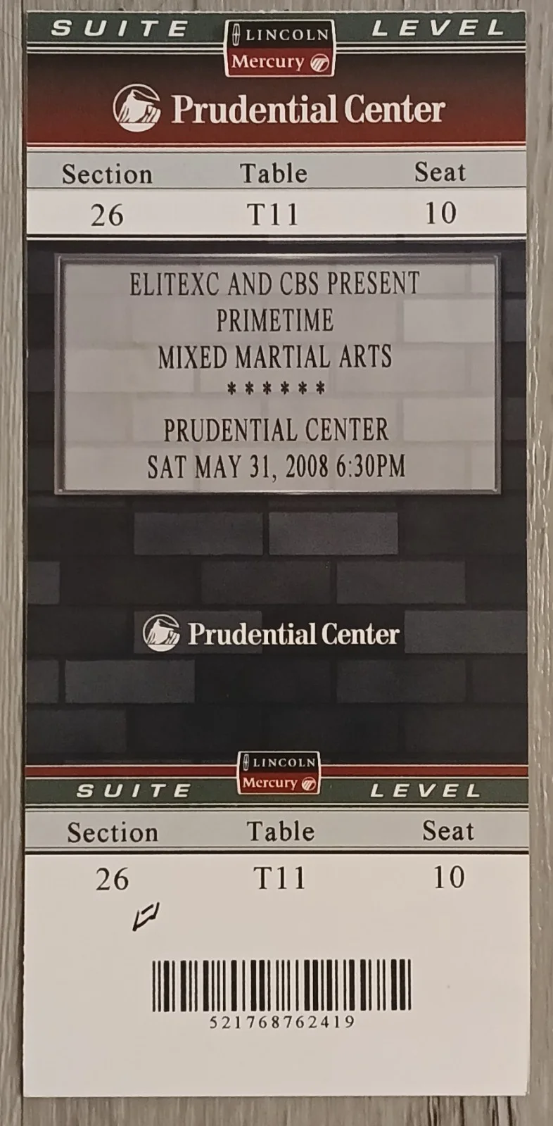 Elite XC MMA Program & Ticket Stub Lot Carano Rousey Netflix MVP UFC WWE MMA BJJ, image 3
