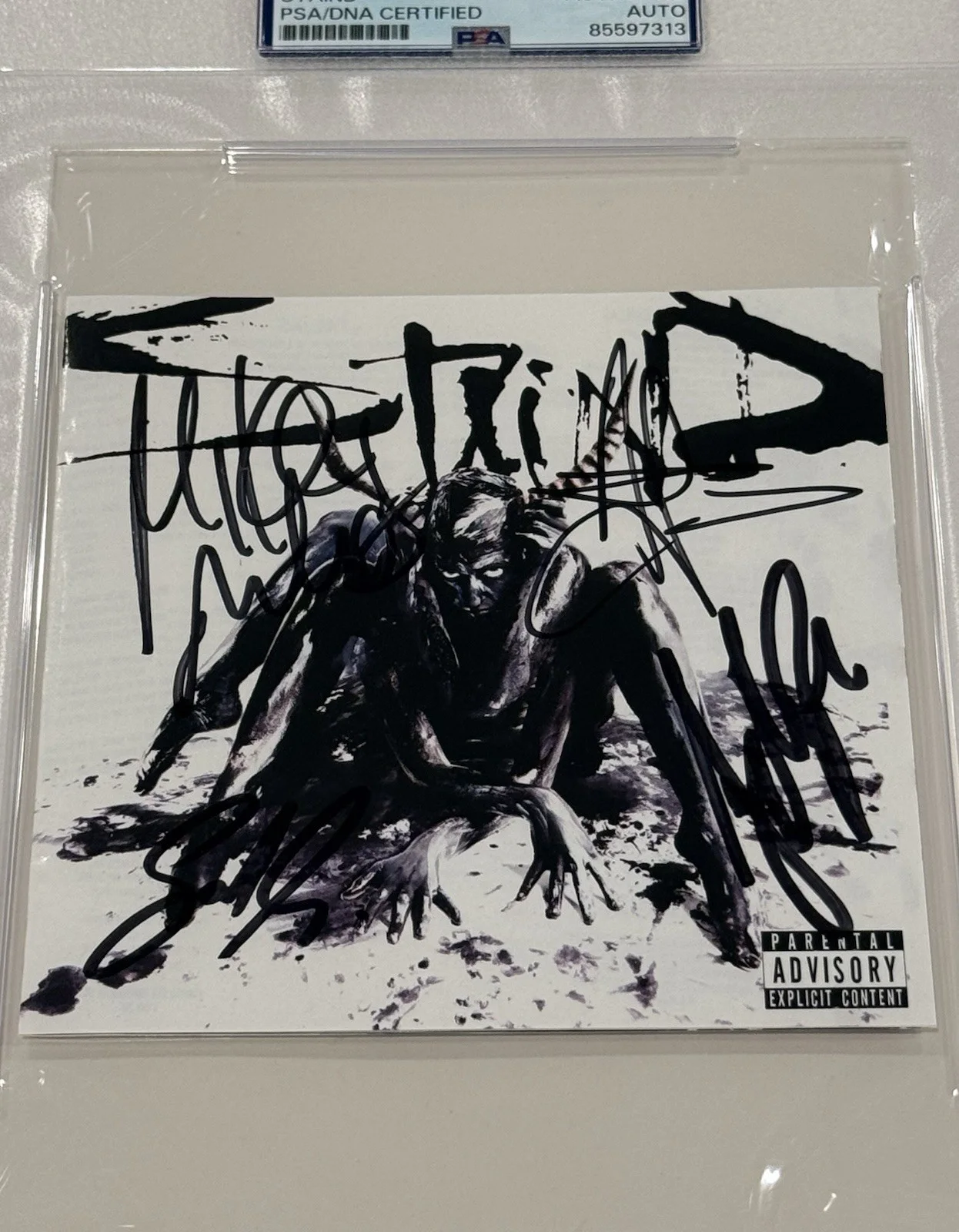 STAIND Band Signed Self Titled ‘STAIND’ CD Cover PSA Authentic Autograph, image 2