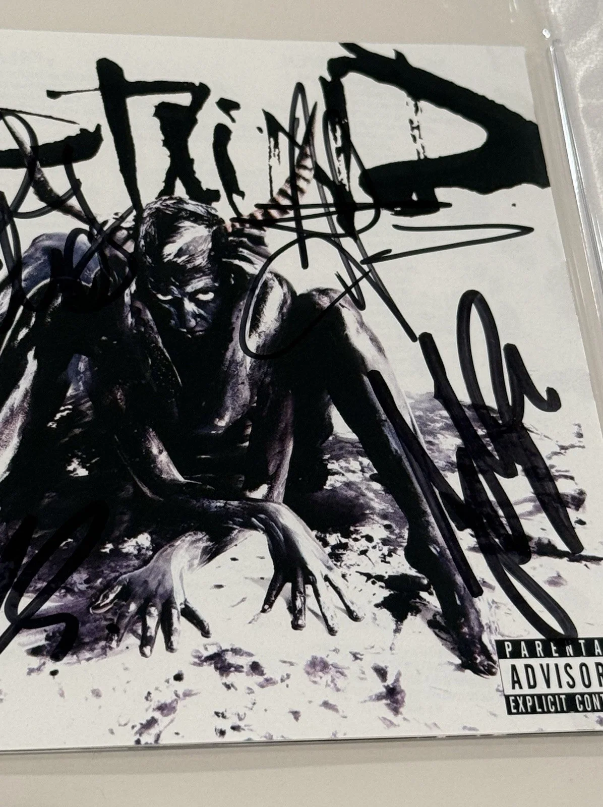 STAIND Band Signed Self Titled ‘STAIND’ CD Cover PSA Authentic Autograph, image 4