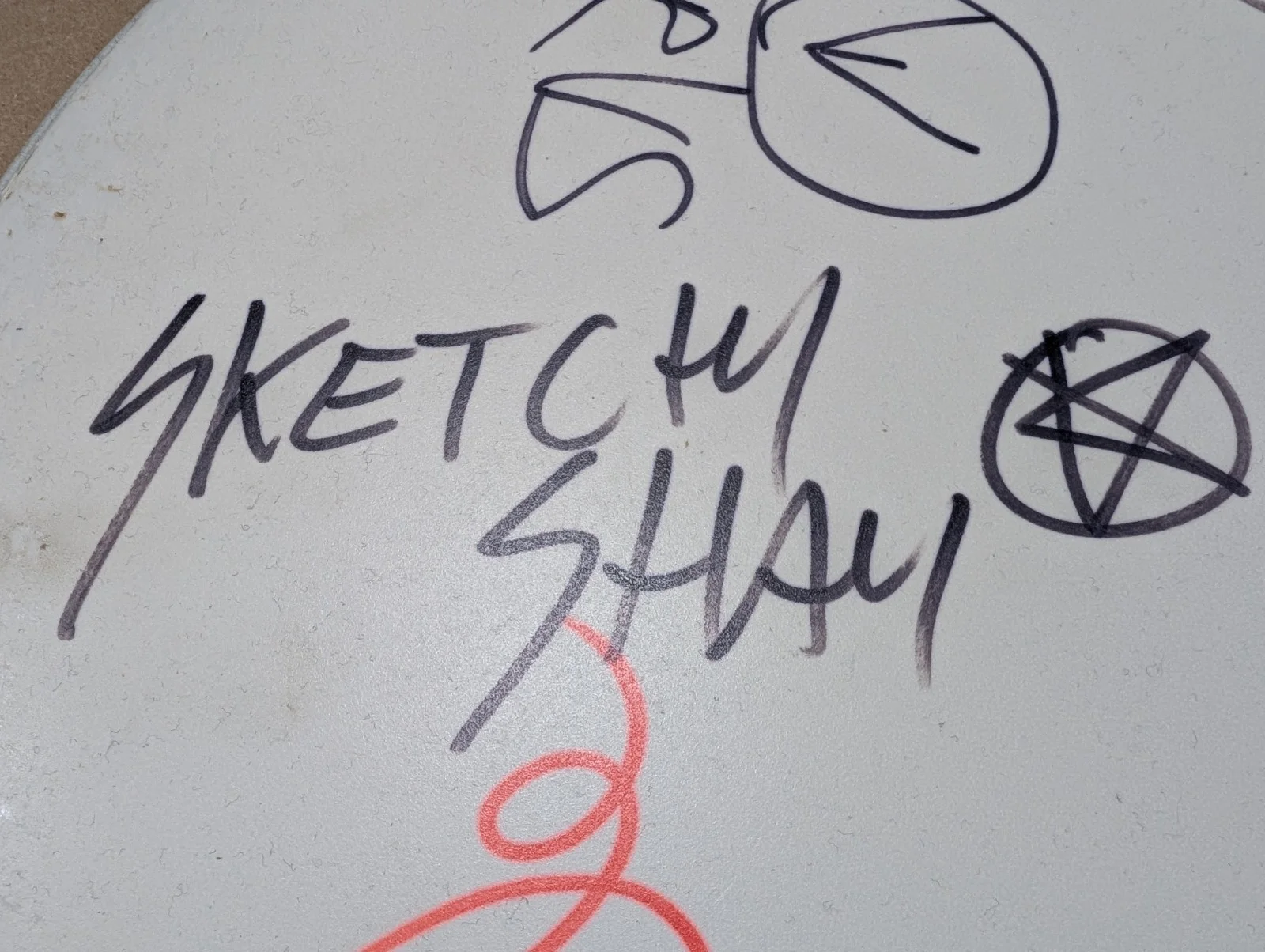 DOPE - Autographed Drumhead Circa 2001 - Edsel-Acey-Virus-Racci-Simon-Mosey, image 5