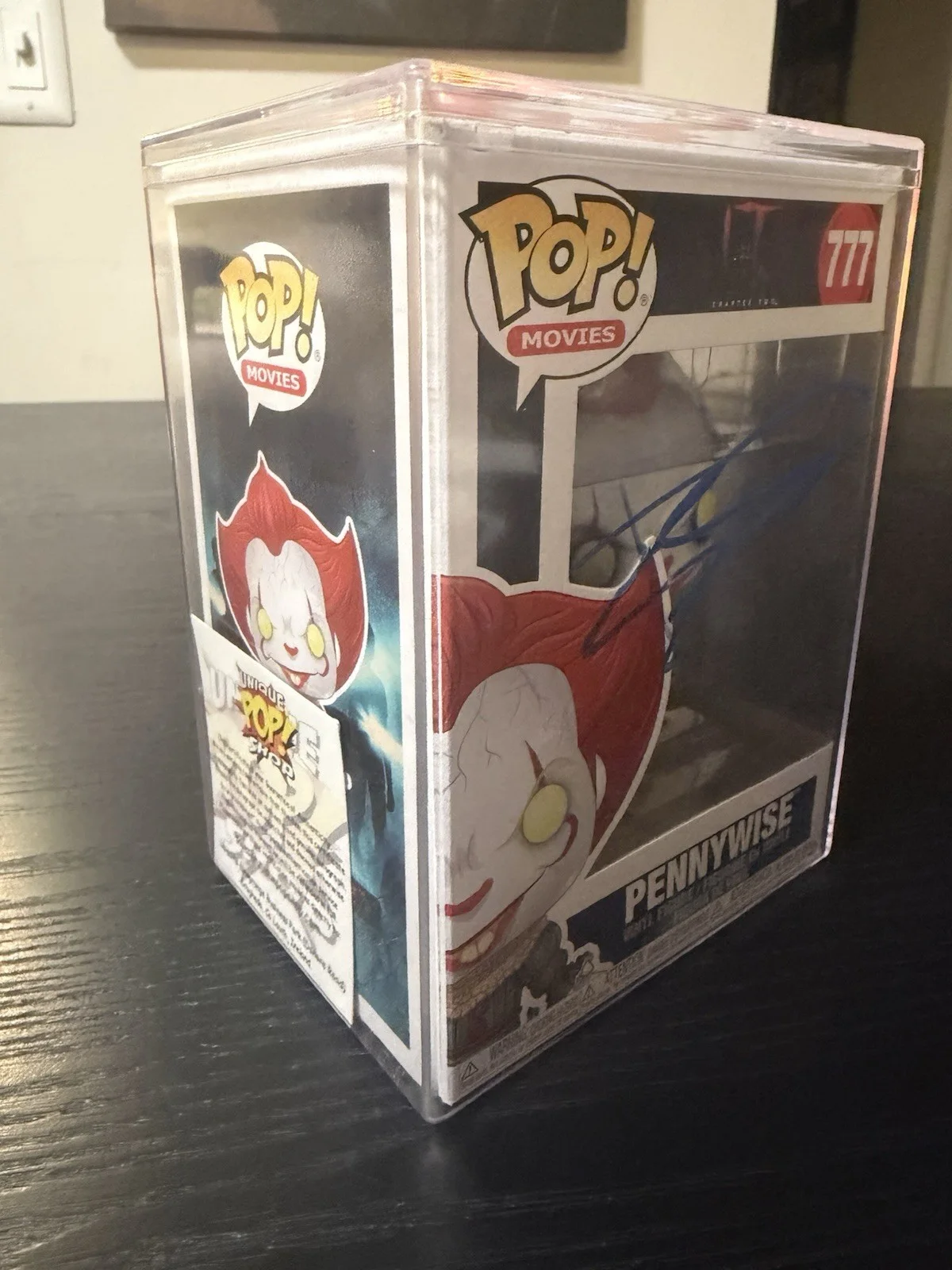 Funko Pop Pennywise IT #777 Autographed Original Vinyl Figure, image 2