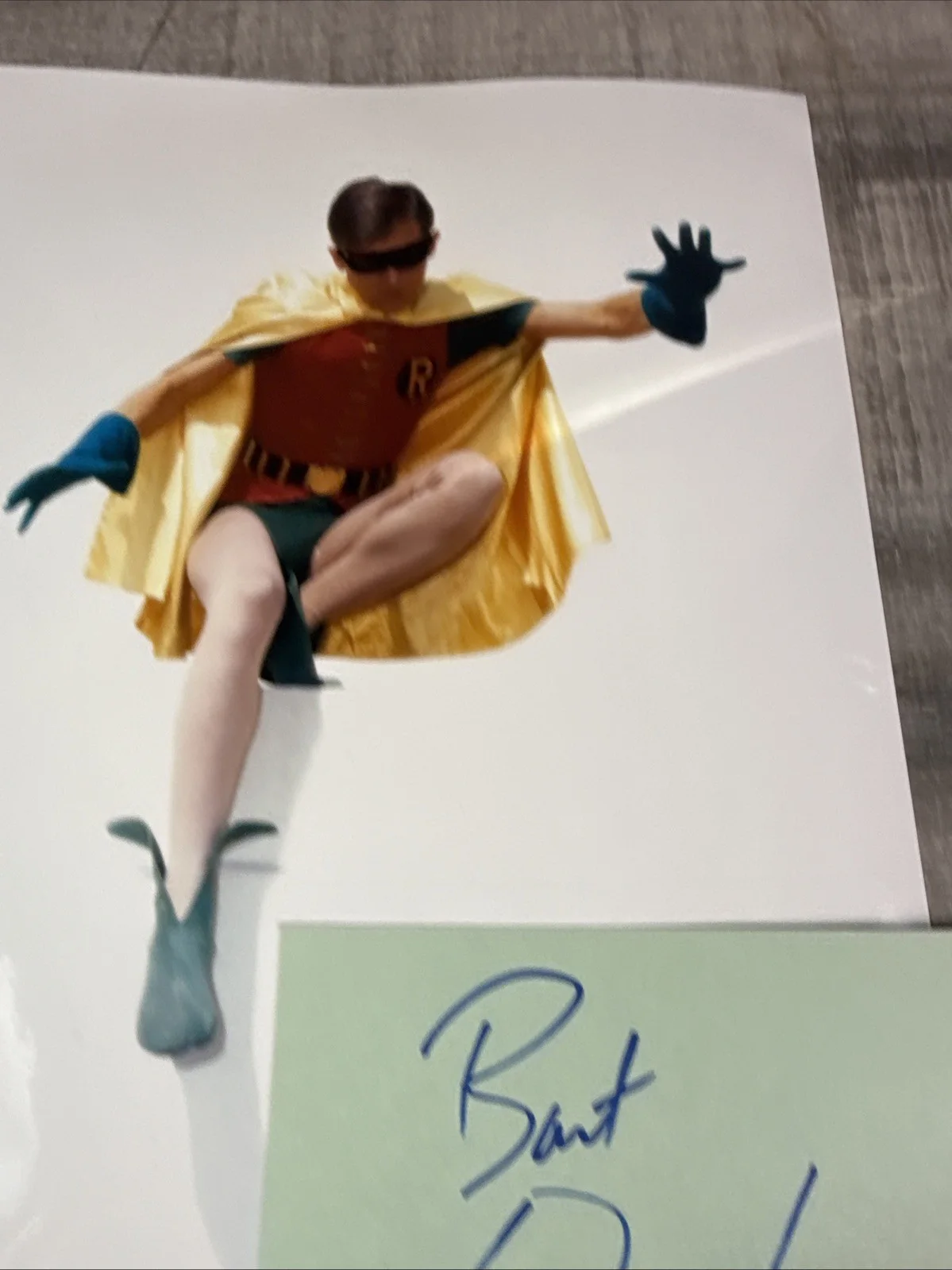 BURT WARD (Robin) AUTOGRAPH With 8x10 Photo Authenticated Batman And ROBIN, image 2