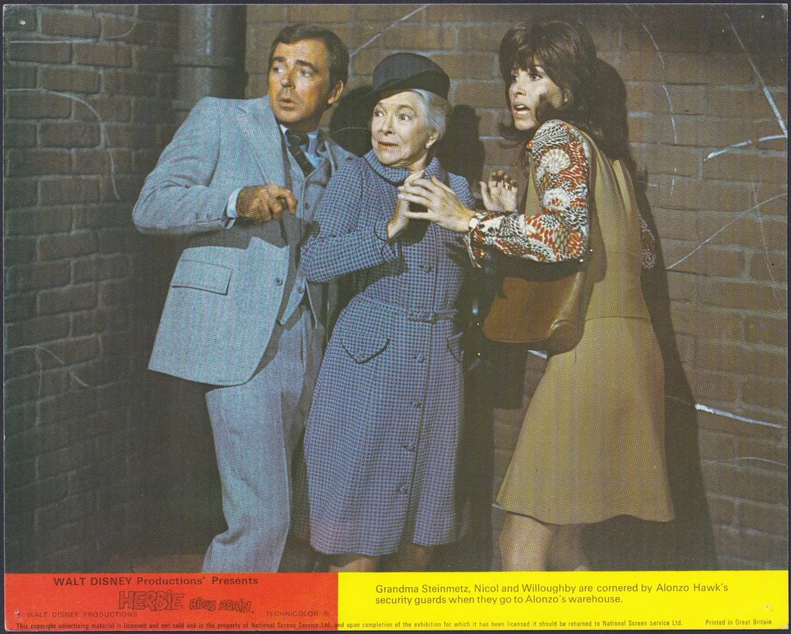 Herbie Rides Again 8x ORIGINAL UK FOH Lobby Cards Disney Love Bug 1974, изображение 3