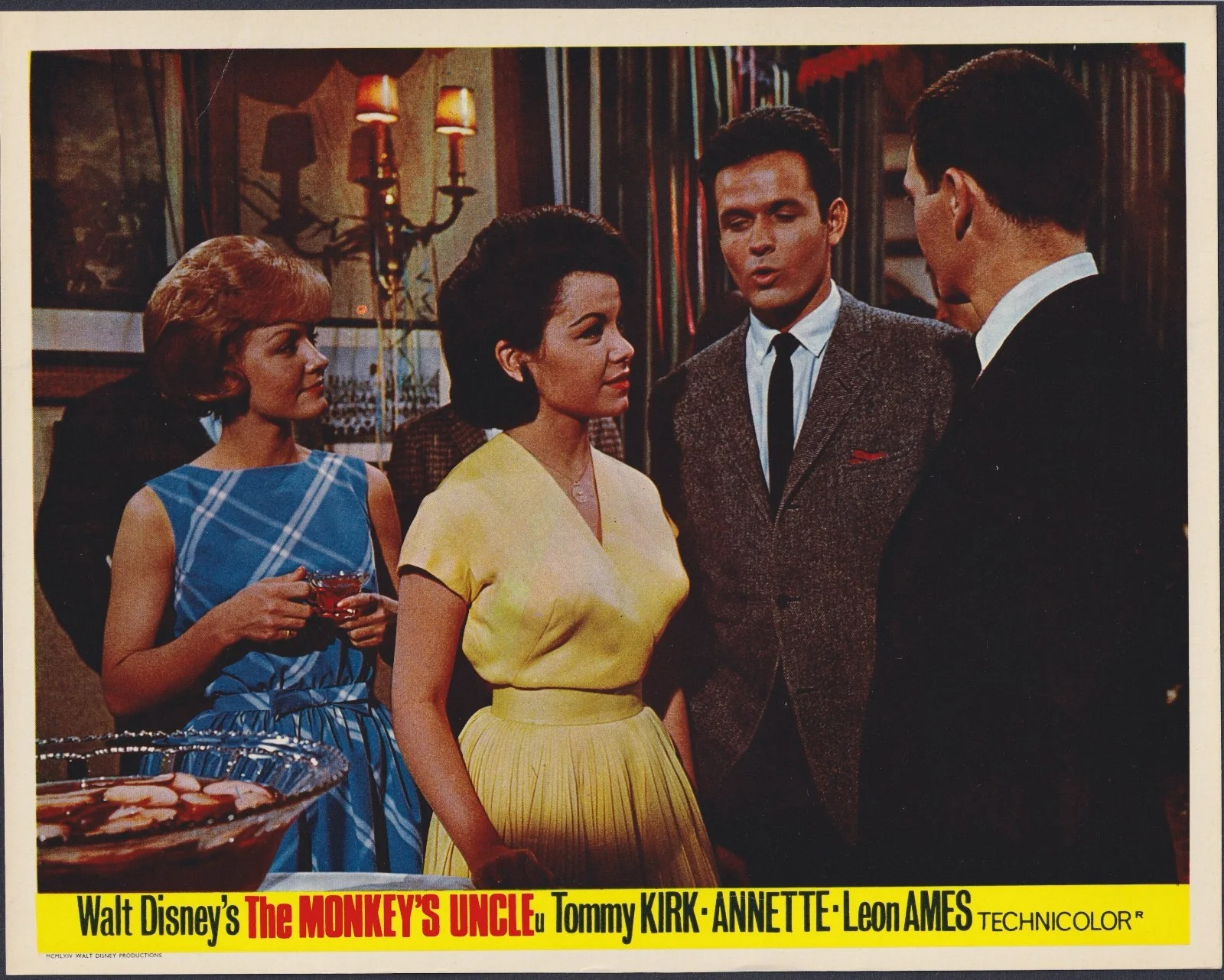 Monkey's Uncle 7x ORIGINAL UK FOH Lobby Cards Disney Annette Funicello 1965, изображение 3