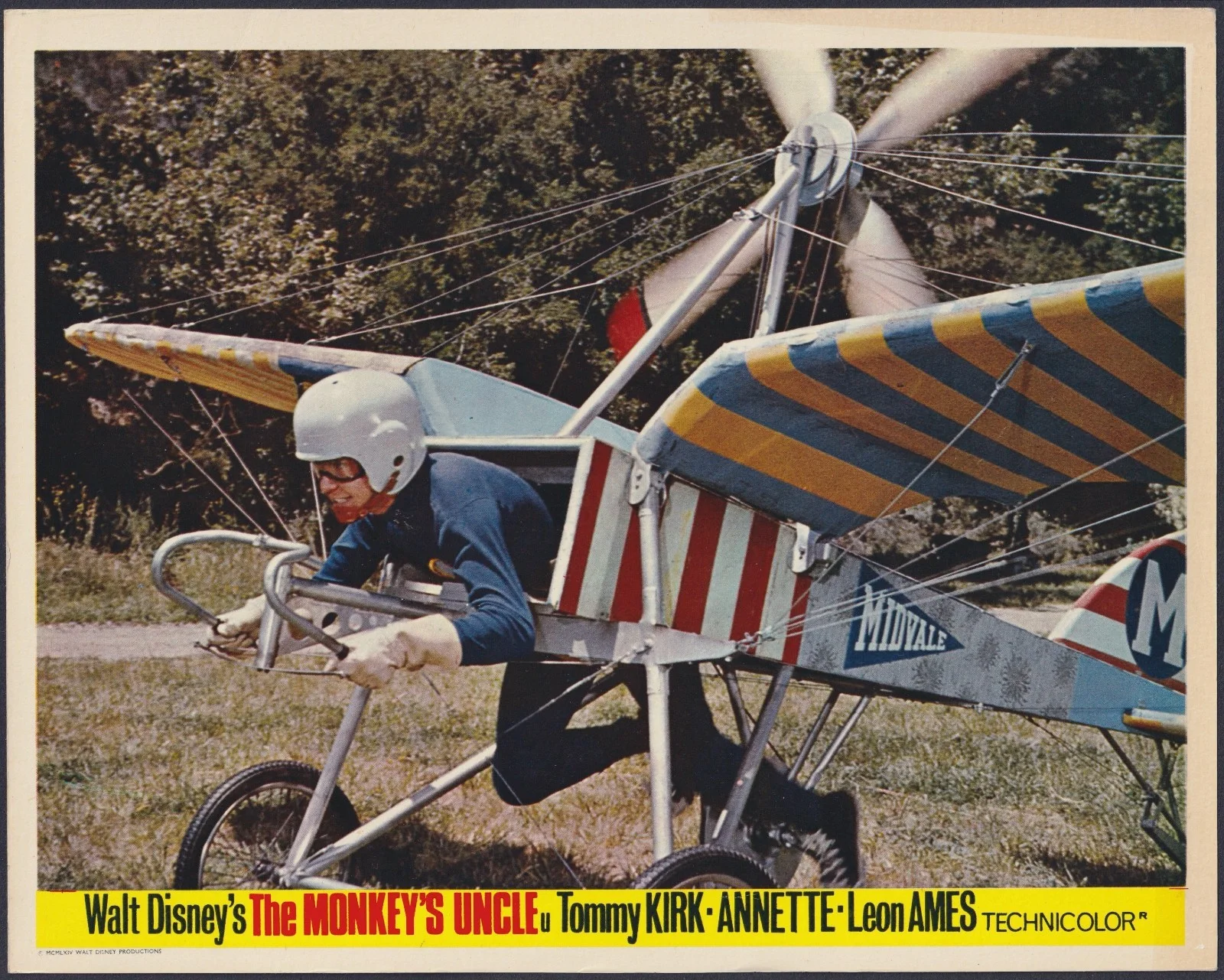 Monkey's Uncle 7x ORIGINAL UK FOH Lobby Cards Disney Annette Funicello 1965, изображение 4