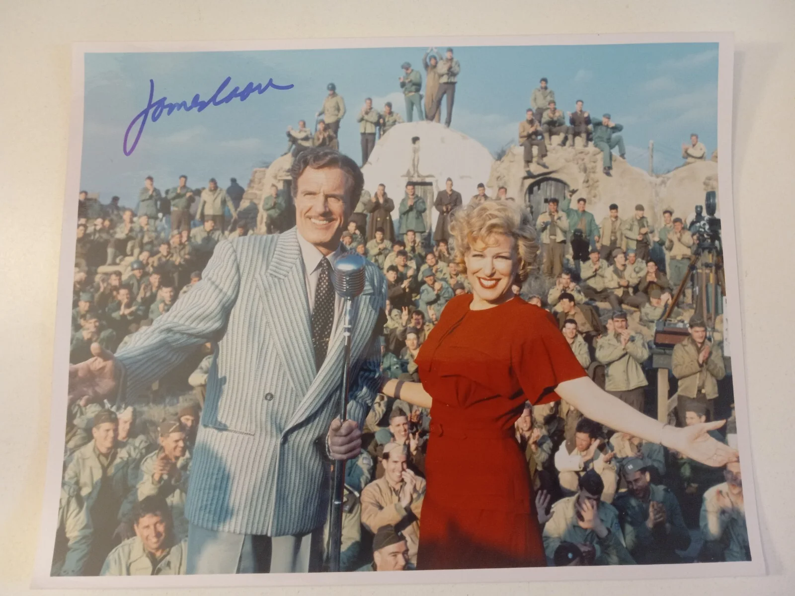 James Caan — James Caan Autographed 8"x 10" For the Boys Bette Midler