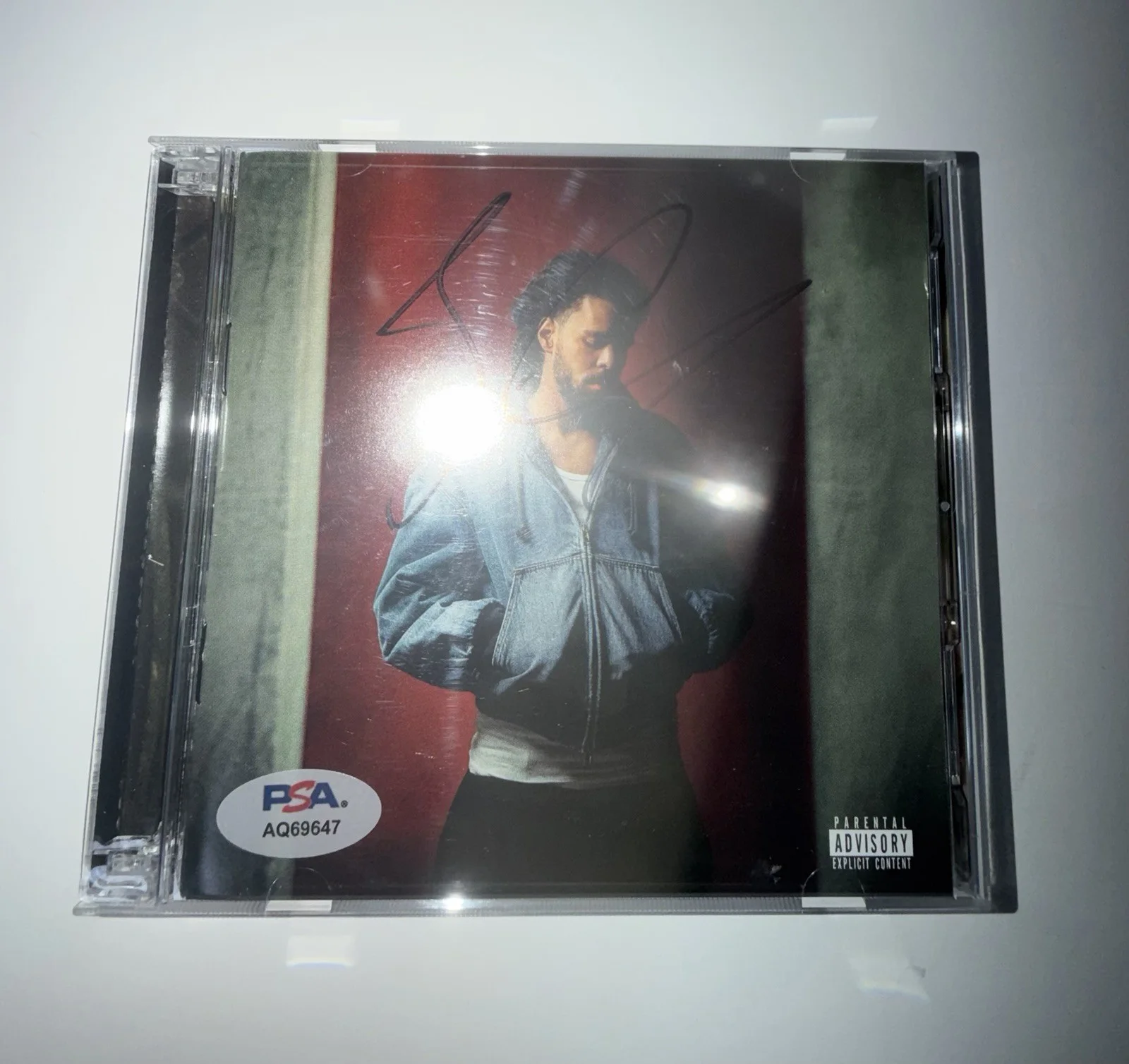 J Cole autographed The Fall Off signed CD Cover DREAMVILLE GOAT - PSA COA! RARE!, изображение 2