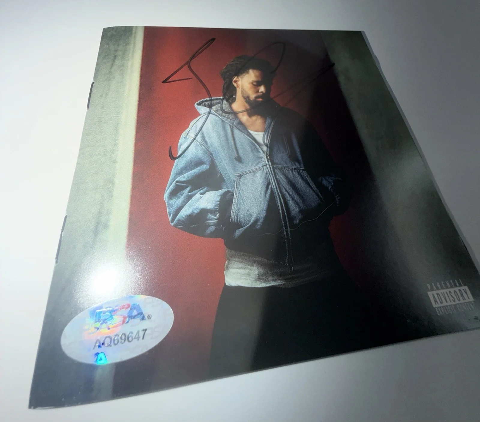 J Cole autographed The Fall Off signed CD Cover DREAMVILLE GOAT - PSA COA! RARE!, изображение 3
