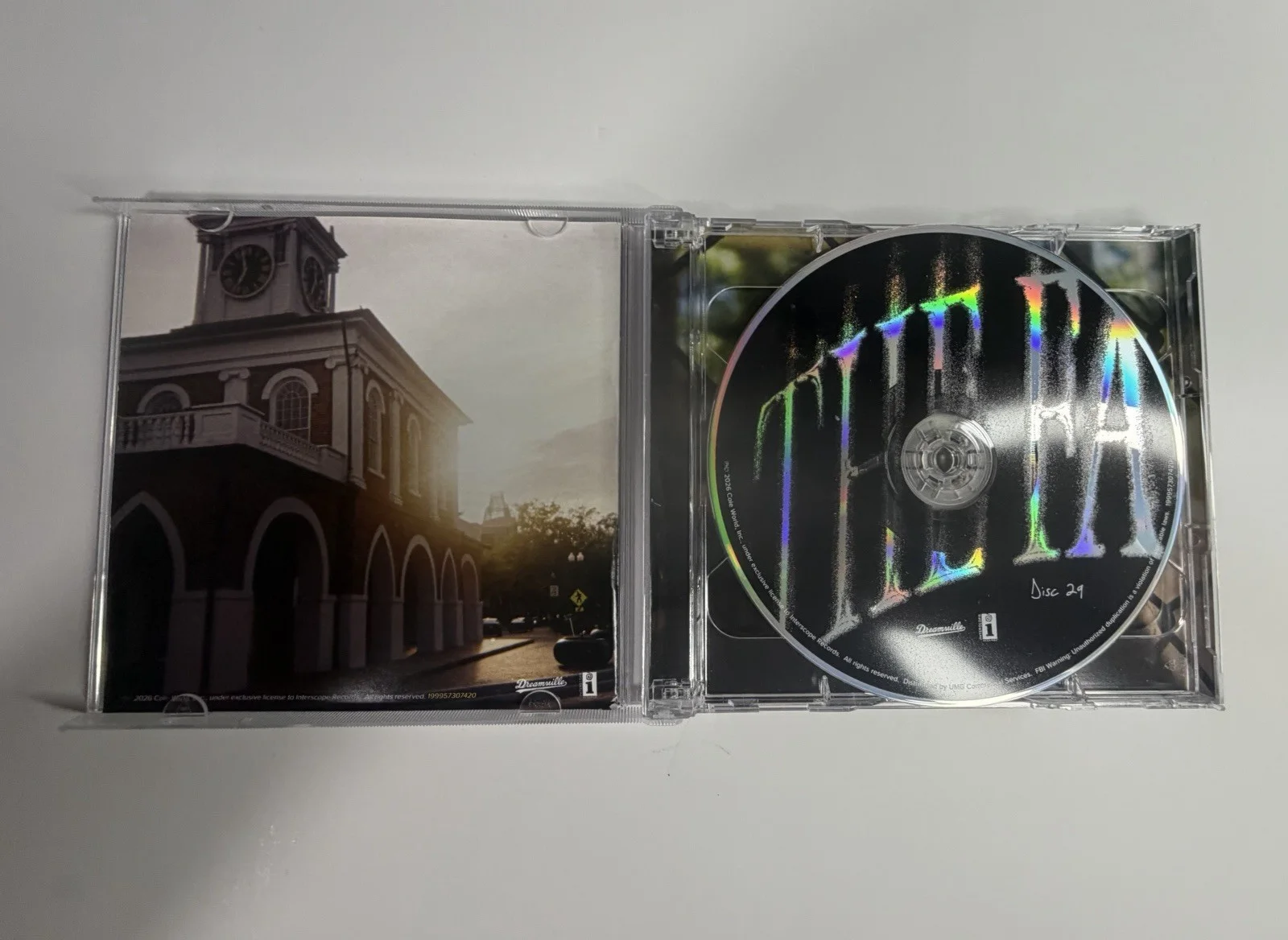 J Cole autographed The Fall Off signed CD Cover DREAMVILLE GOAT - PSA COA! RARE!, изображение 4