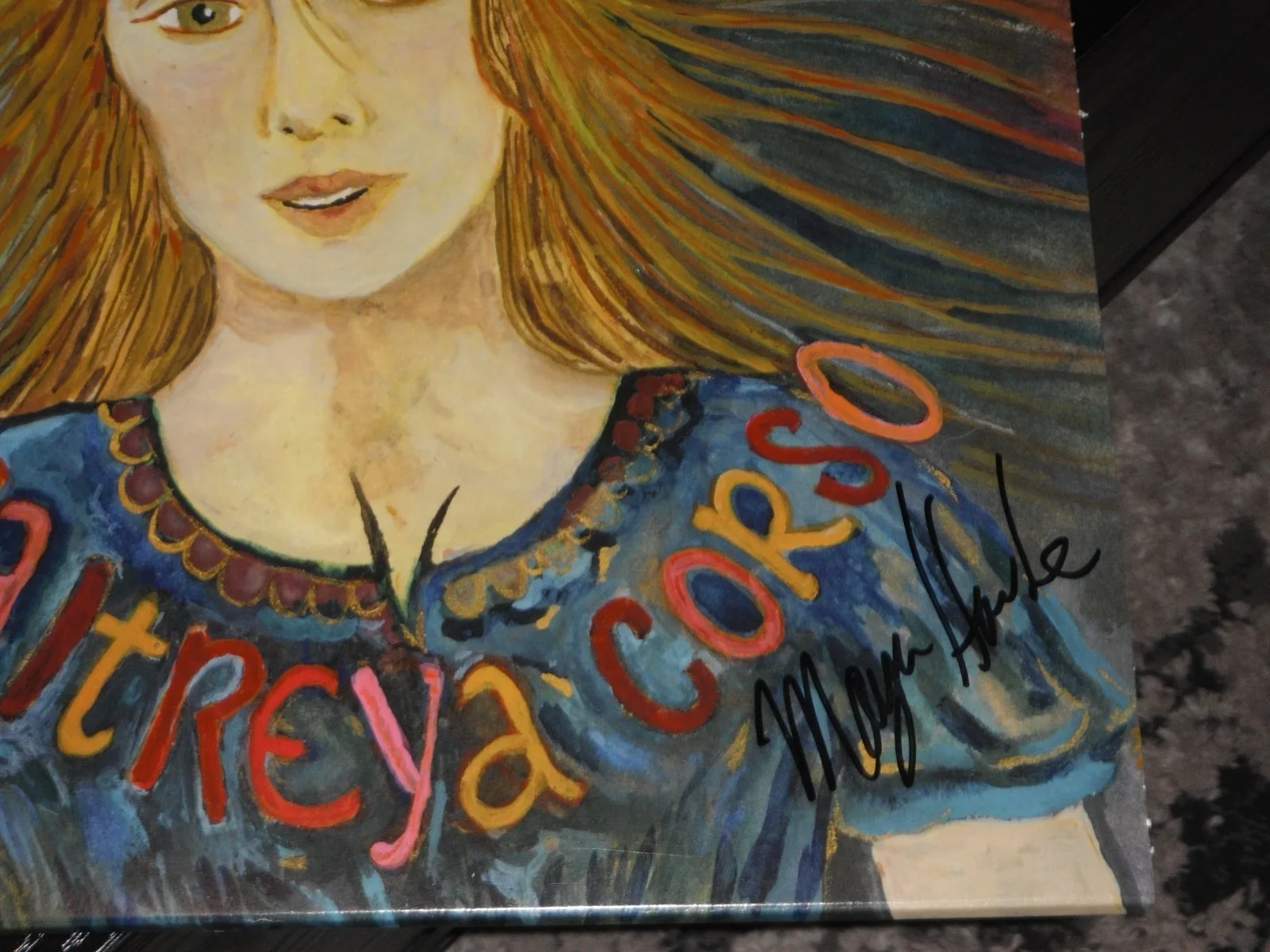 MAYA HAWKE SIGNED MAITREYA CORSO VINYL ALBUM, image 2