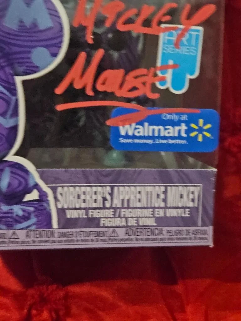 BRET IWAN — BRET IWAN SIGNED AUTOGRAPHED FUNKO POP! MICKEY MOUSE SORCERER'S APPRENTICE COA, image 3