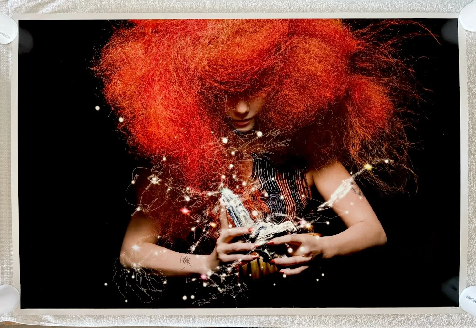 Bjork- Autograph/Signed Lithograph, 24"x36", Sterling Ultra 80lb (9pt) matte pap, изображение 4