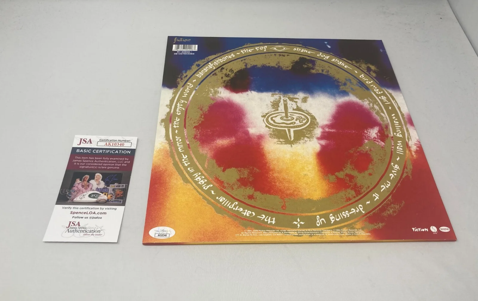 Robert Smith signed The Cure The Top Album JSA COA, image 2