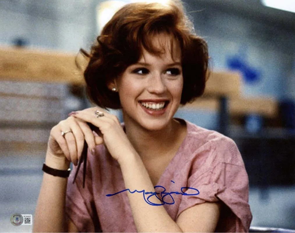 Molly Ringwald — MOLLY RINGWALD SIGNED AUTOGRAPHED 11x14 PHOTO THE BREAKFAST CLUB BECKETT BAS