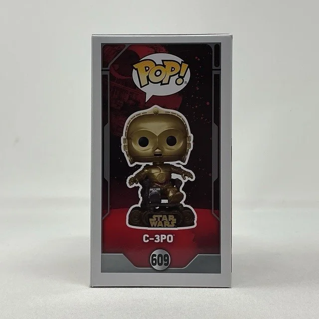 Chris Bartlett Autographed C-3PO How Rude! Star Wars Funk Pop #609 OCCM, изображение 3
