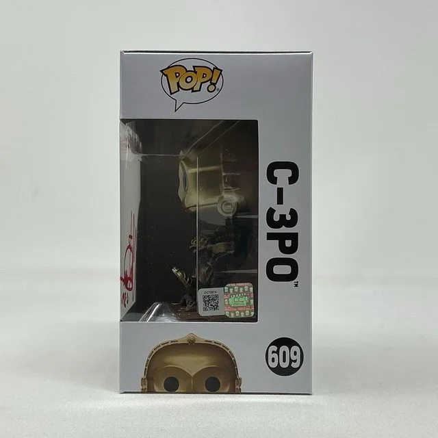 Chris Bartlett Autographed C-3PO How Rude! Star Wars Funk Pop #609 OCCM, изображение 5