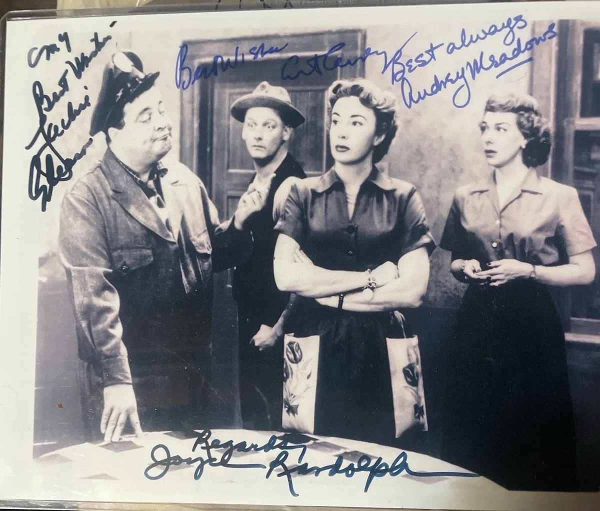 Audrey Meadows, Joyce Randolph — Original Autographed Cast Photograph x4