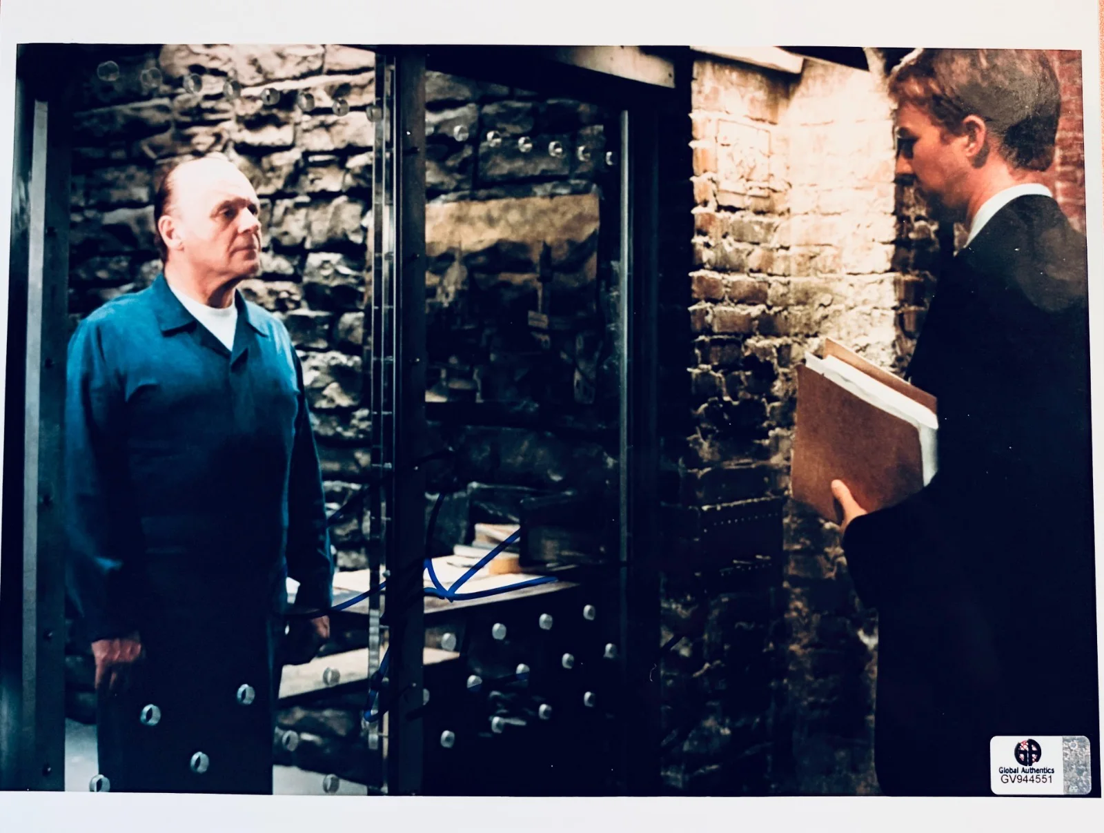 ANTHONY HOPKINS — Anthony Hopkins SIGNED (Global Authentics COA)•Silence of The Lambs•8x10 Color, image 2