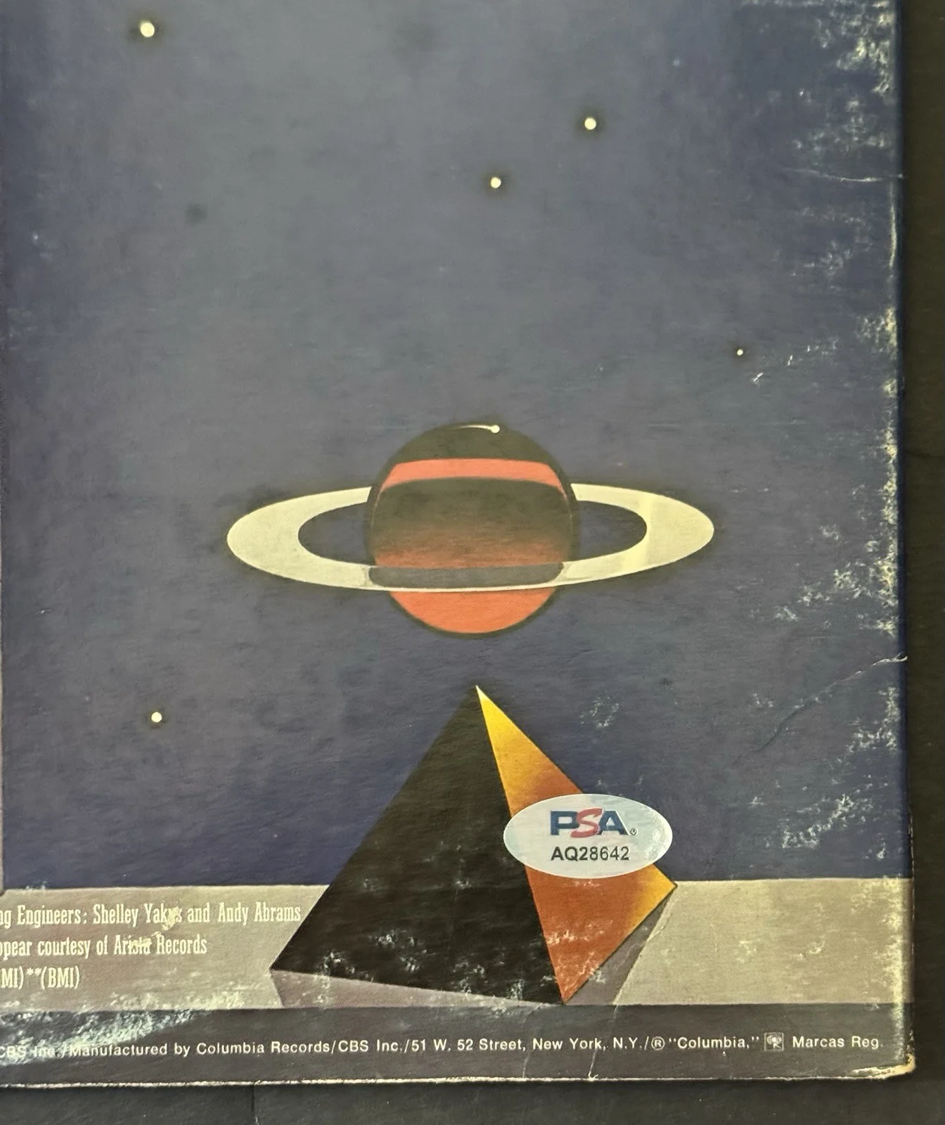 Blue Oyster Cult Signed Agents Of Fortune Vinyl Album Buck & Eric PSA/DNA COA, изображение 3