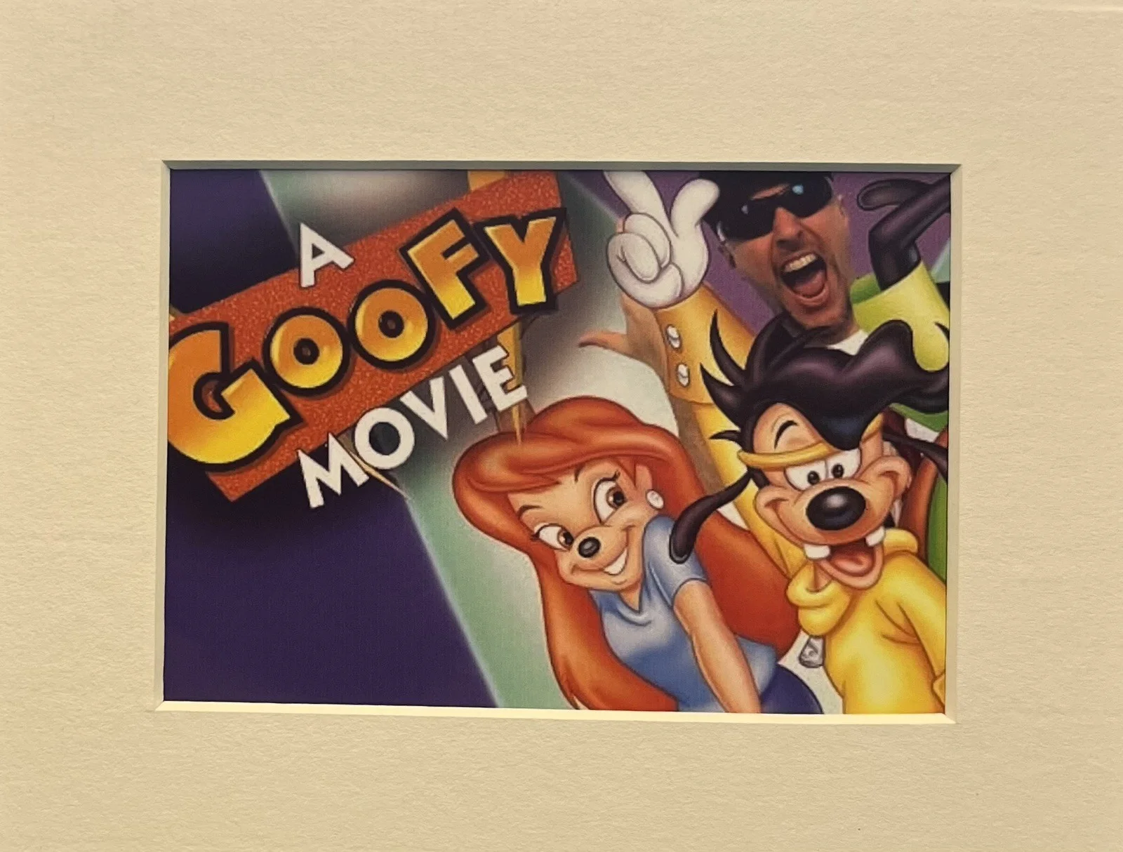 A GOOFY MOVIE . 35mm Film Cell Mounted Display, изображение 2