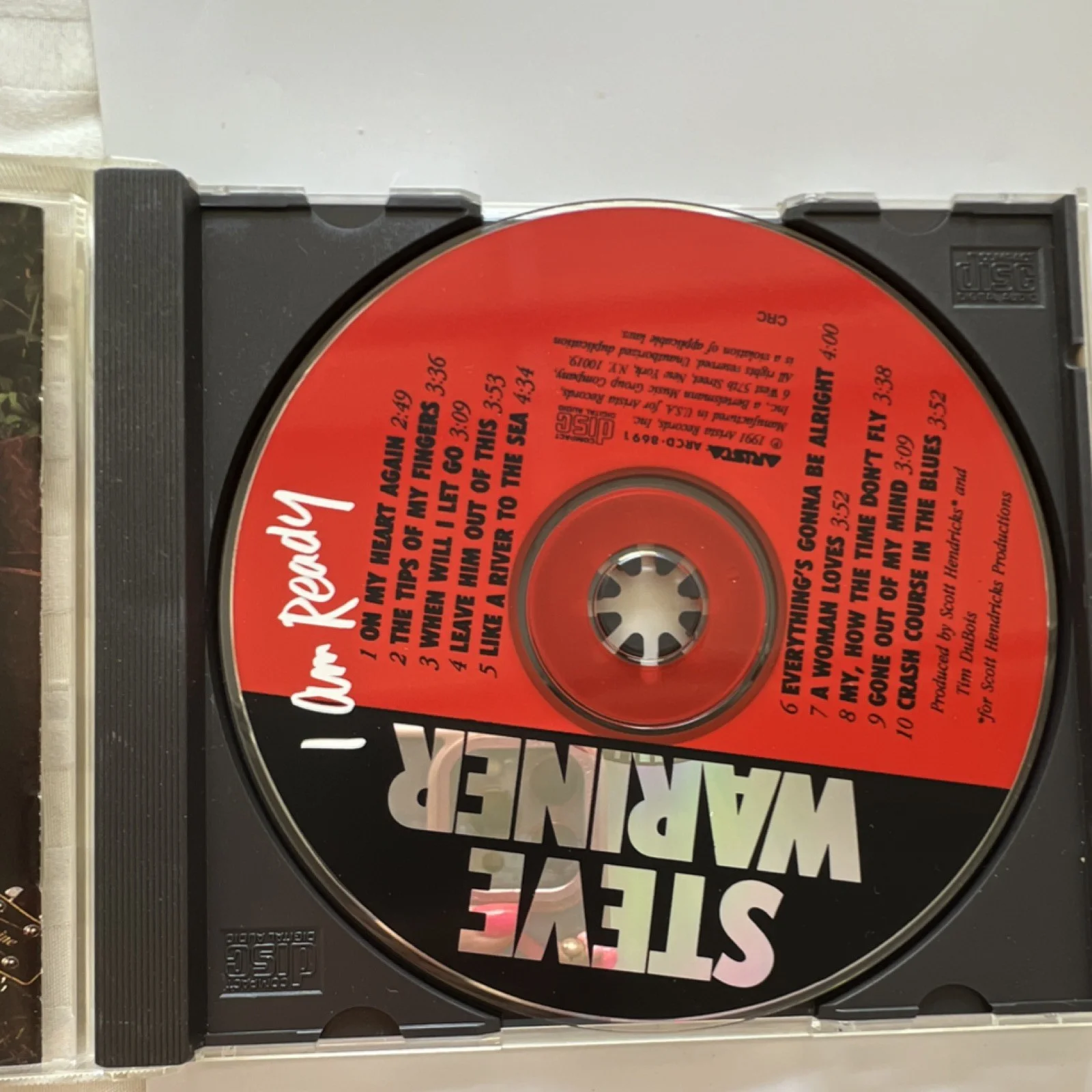 Steve Wariner I Am Ready Signed Original Music CD & Booklet ARCD 8691 CRC Arista, изображение 2