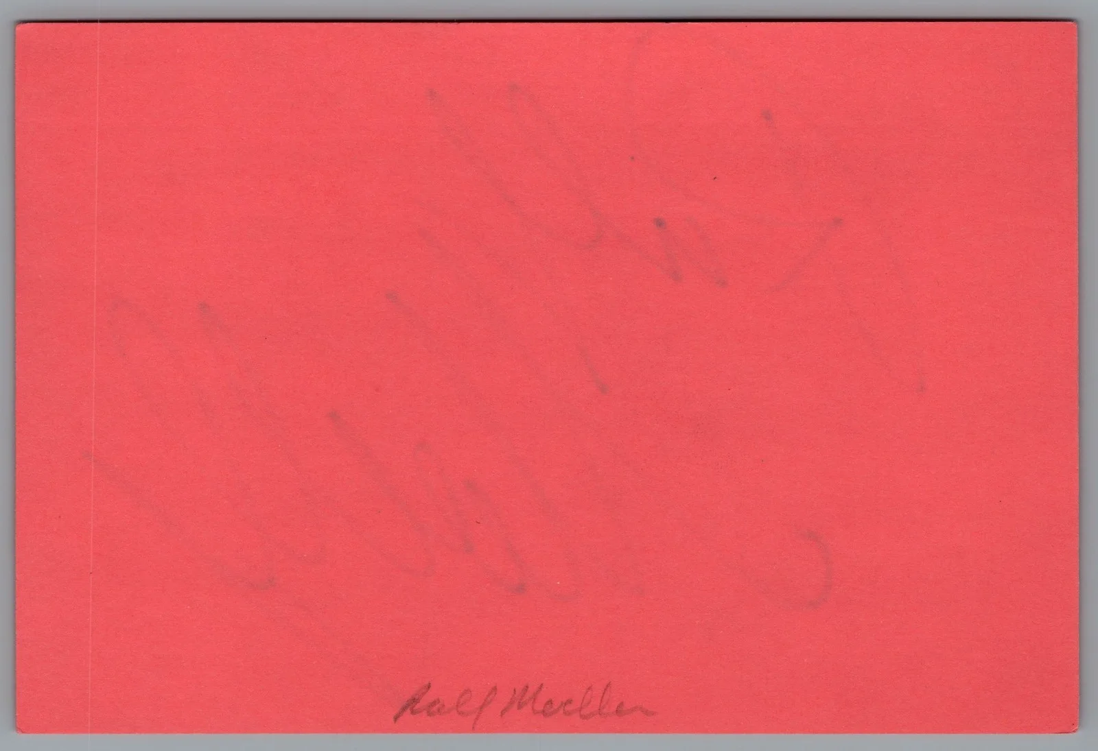 Ralf Moeller — Ralf Moeller Signed 4x6 Index Card Conan The Adventurer, Gladiator Autographed, изображение 2