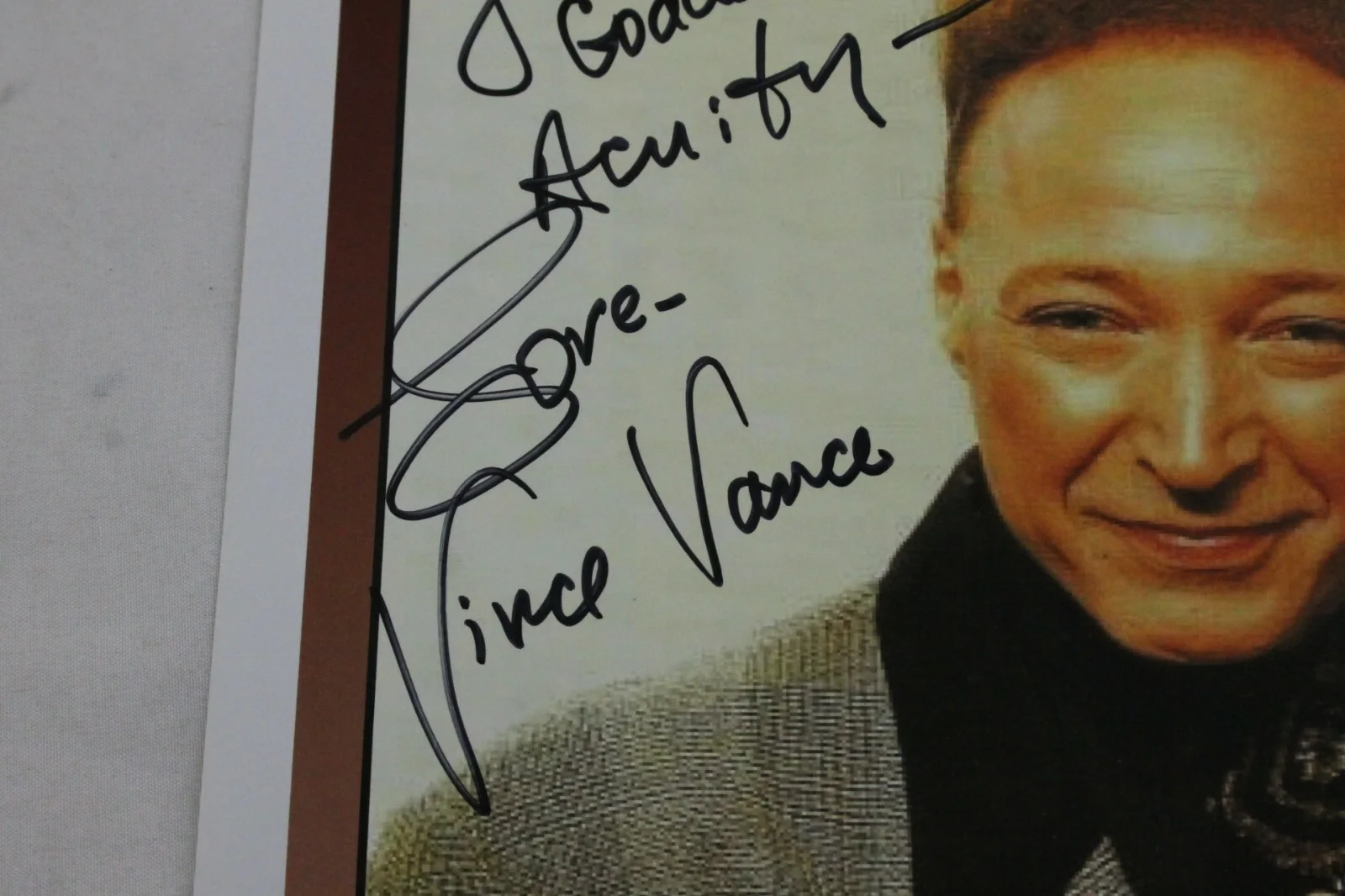 Lot 3 Vince Vance Autograph Signed Photo & Sheet Music All I Want for Christmas, изображение 3