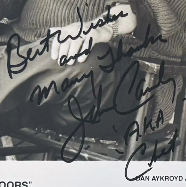 John Candy Signed Great Outdoors 8x10 Photo w Character Inscription SWAU Cert, изображение 2