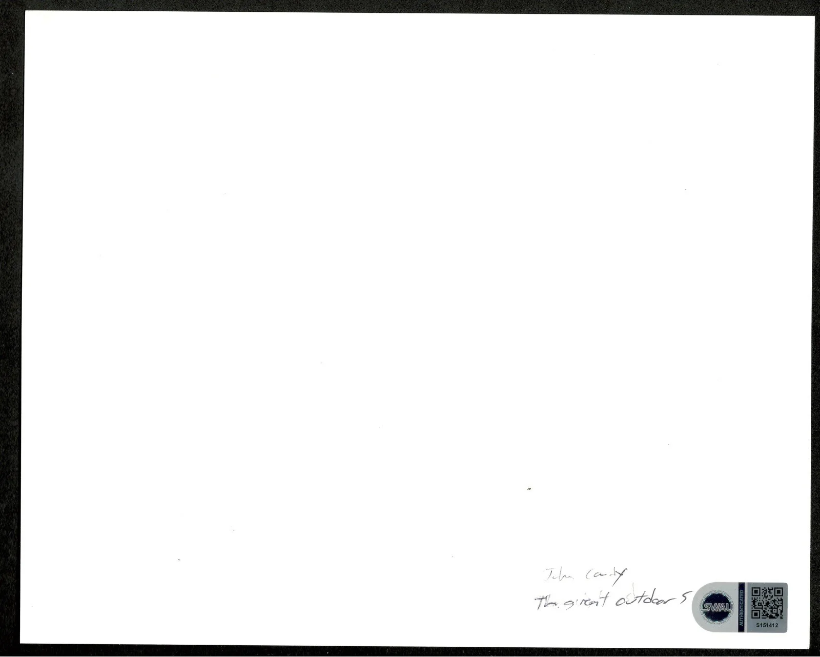 John Candy Signed Great Outdoors 8x10 Photo w Character Inscription SWAU Cert, изображение 3
