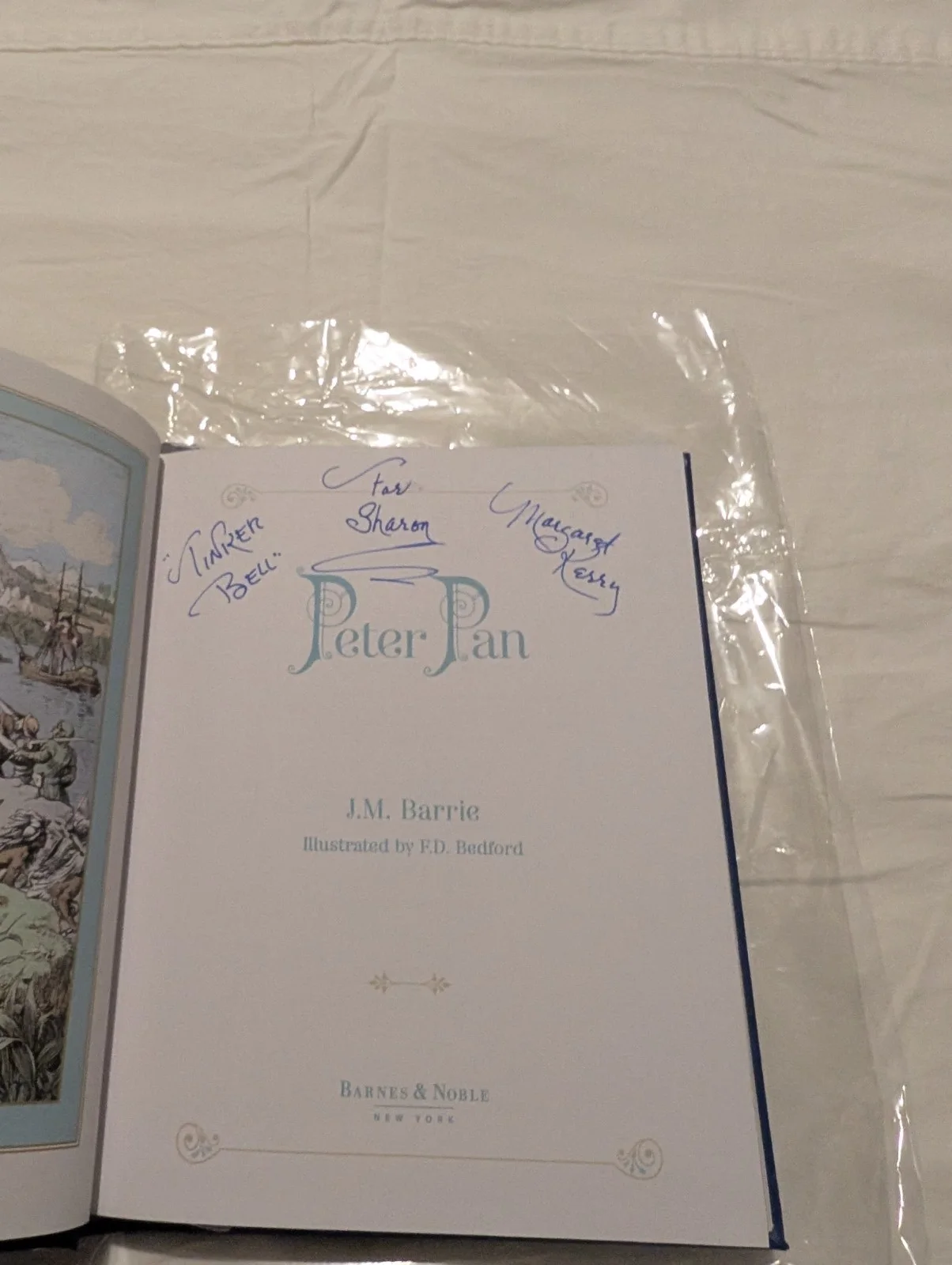 Margaret Kerry — Margaret Kerry Autographed Book Peter Pan Tinker Bell Disney Signed, image 5