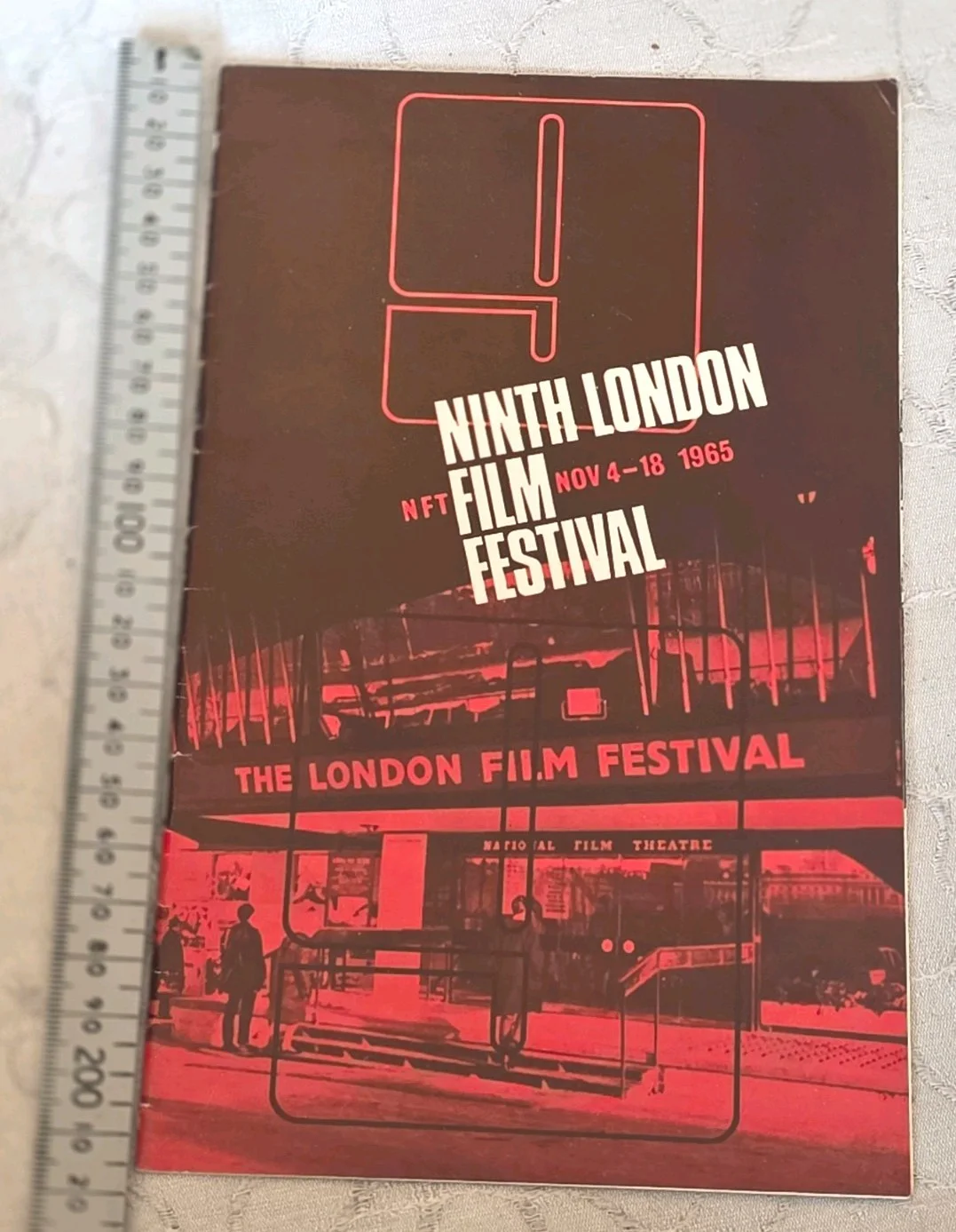 NINTH LONDON FILM FESTIVAL programme Nov 1965 with rare insert re Beckett's Film, изображение 2