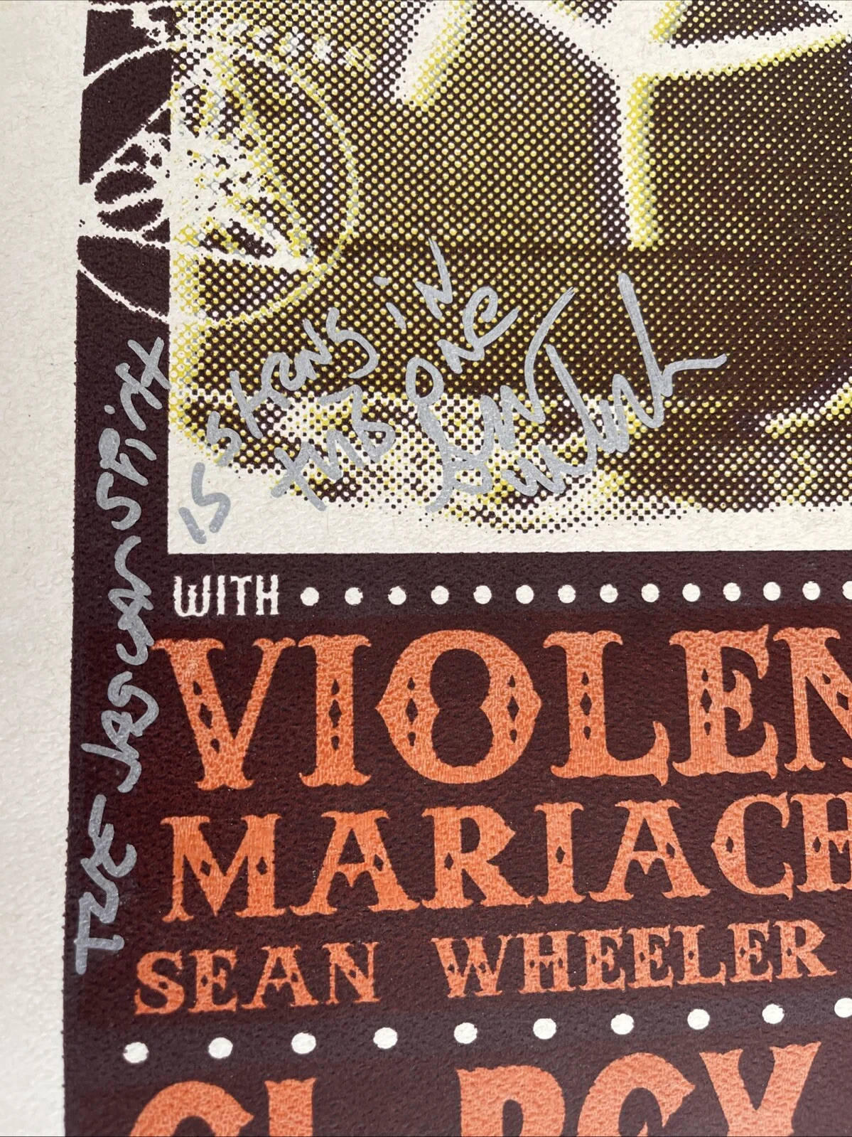 BRONX 2010 Zander Schloss Sean Wheeler SIGNED 26x13 Concert Poster Circle Jerks, изображение 2