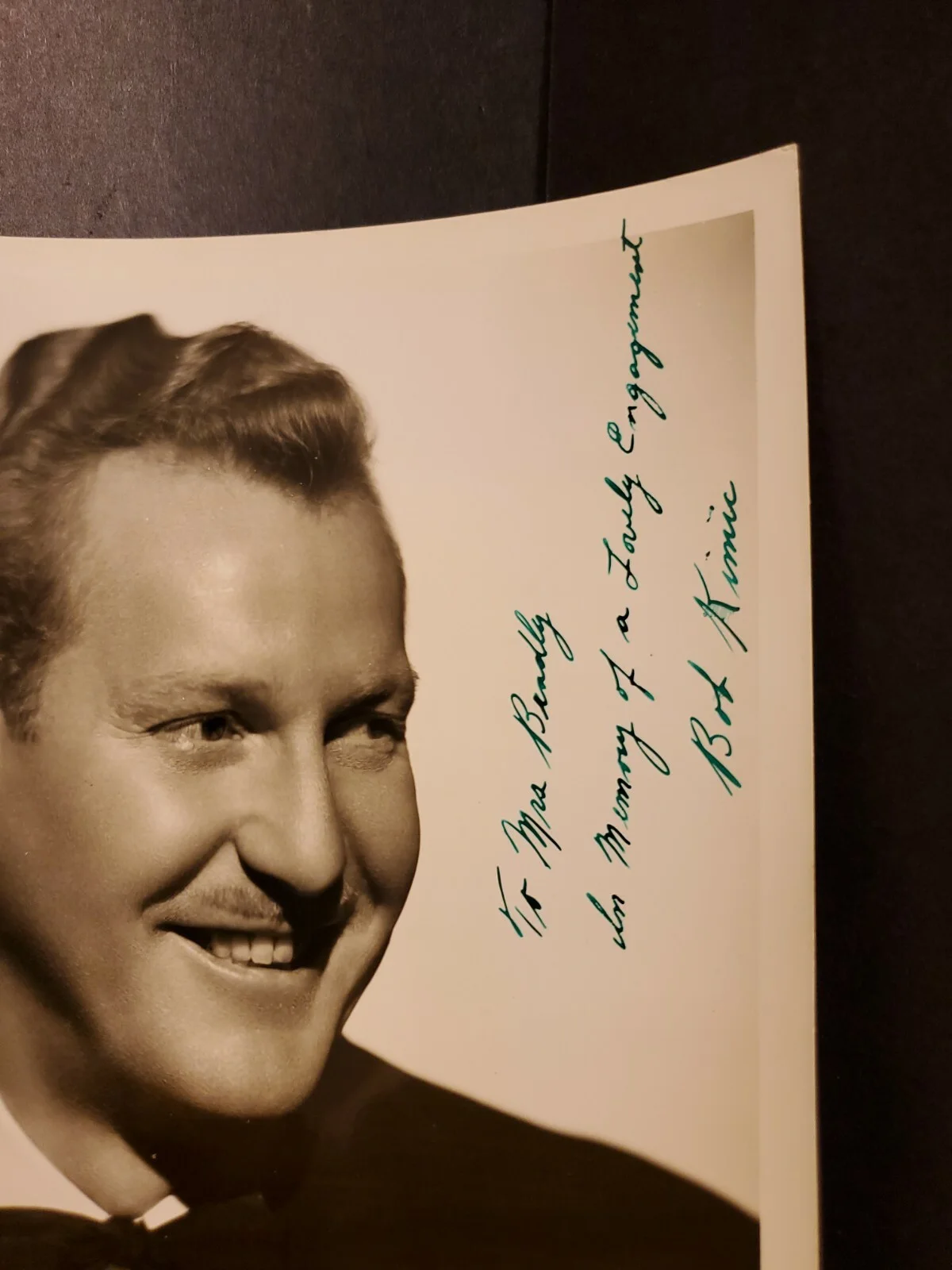 1930's Signed BOB KIMIC Orchestra Press Photo Stamped Maurice Seymour Chicago, изображение 5