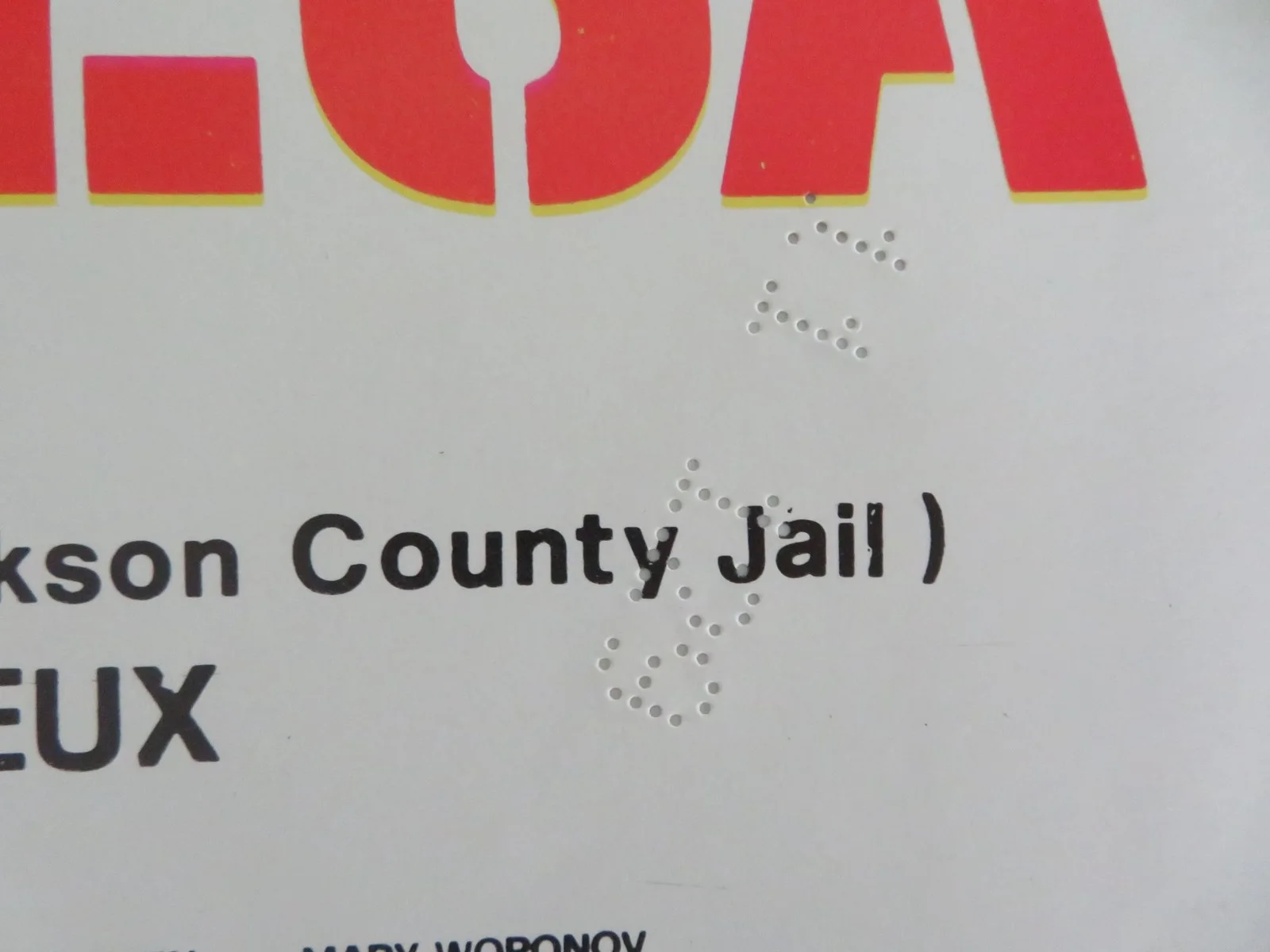 Jackson County Jail Italian Locandina Poster Yvette Mimieux Tommy Lee Jones 1977, изображение 5