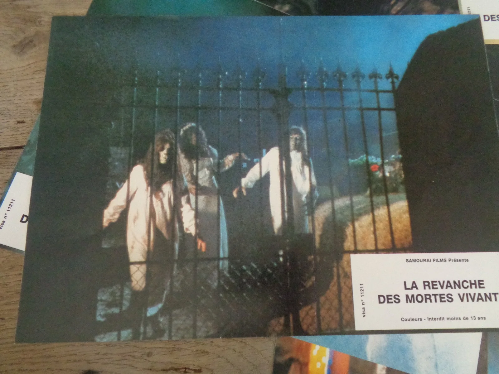 Vintage French Horror Original Cinema Publicity La Revanche des Mortes Vivantes, изображение 3