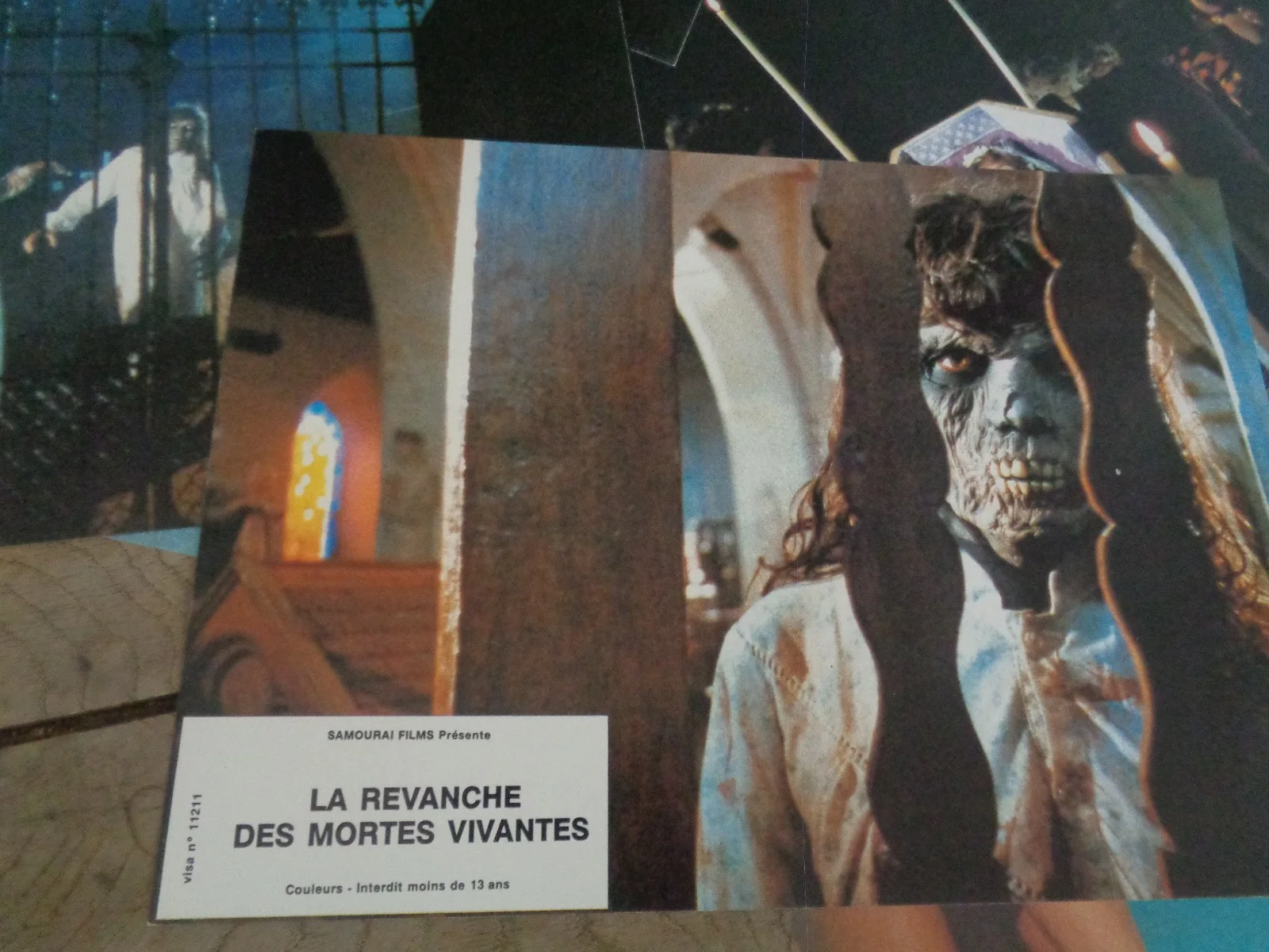 Vintage French Horror Original Cinema Publicity La Revanche des Mortes Vivantes, изображение 4