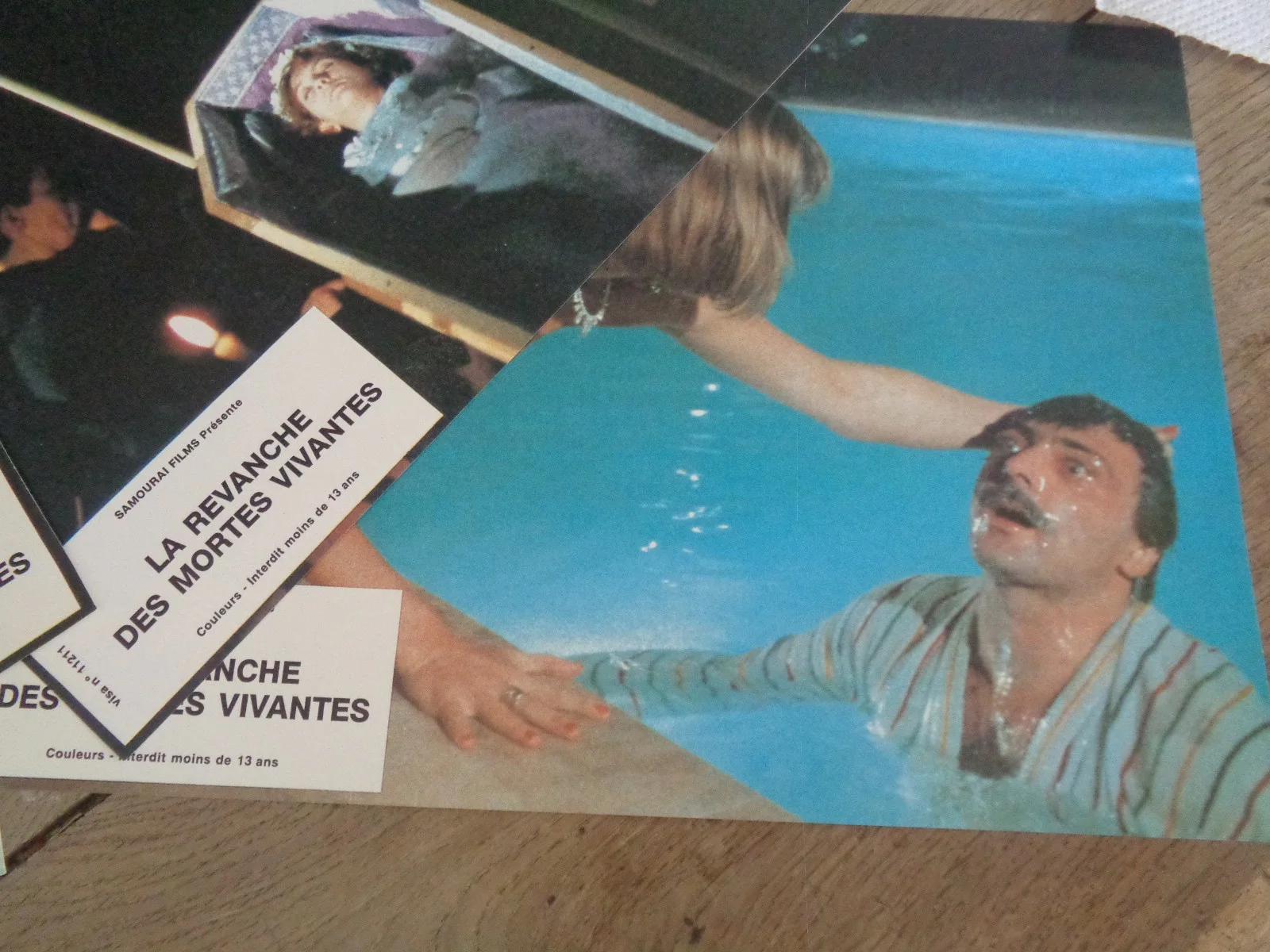Vintage French Horror Original Cinema Publicity La Revanche des Mortes Vivantes, изображение 5