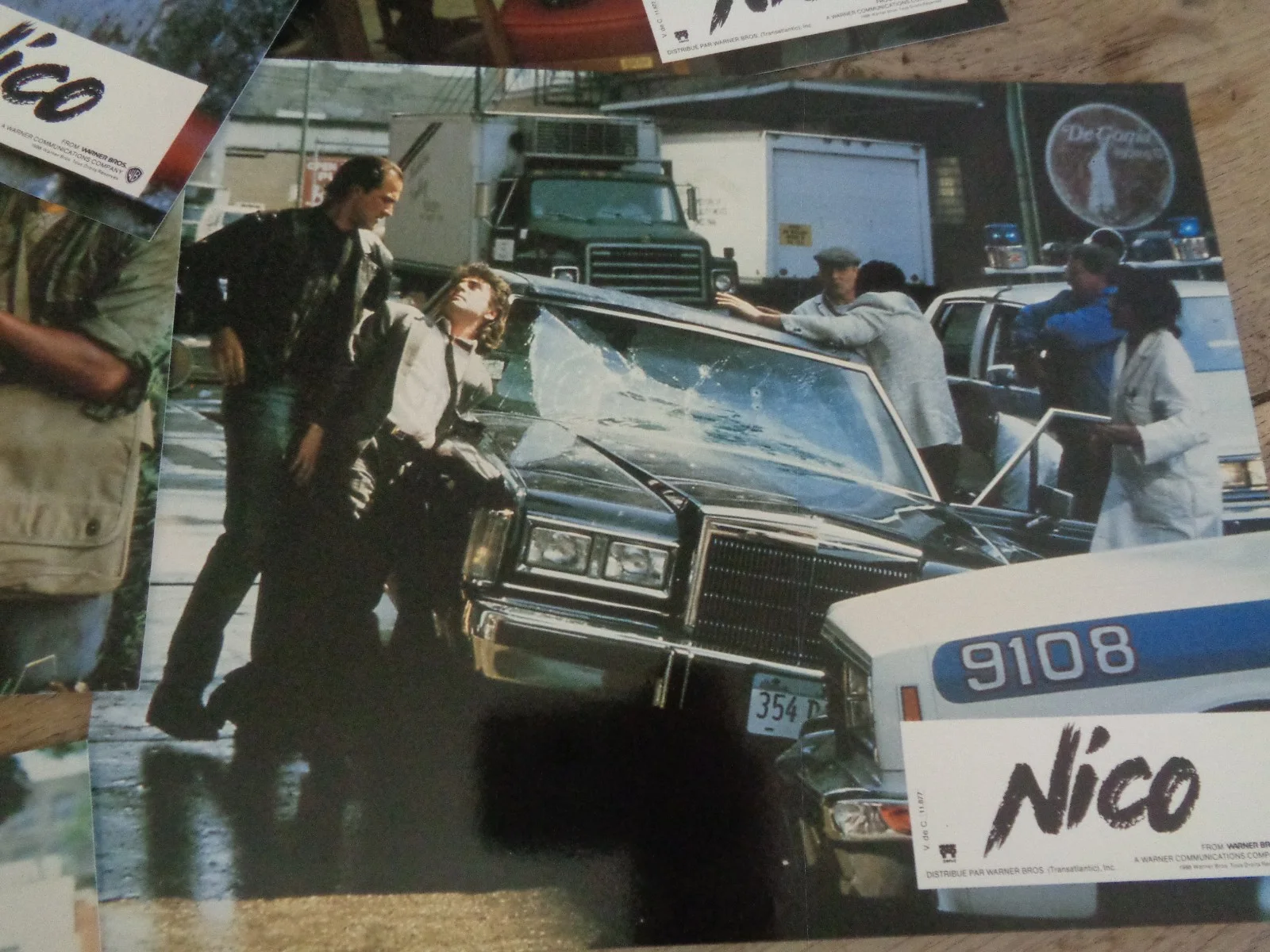 Vintage French Cinema NICO publicity photos, Steven Seagal 12 colour pic aikido, изображение 5