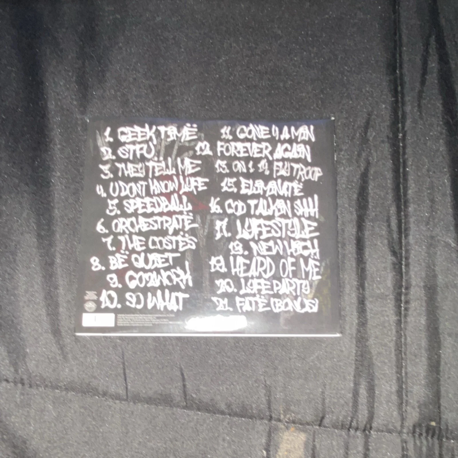 Signed Music CD w/ Autographed Disc & Signed Booklet Insert, Tracklist Shown, image 2