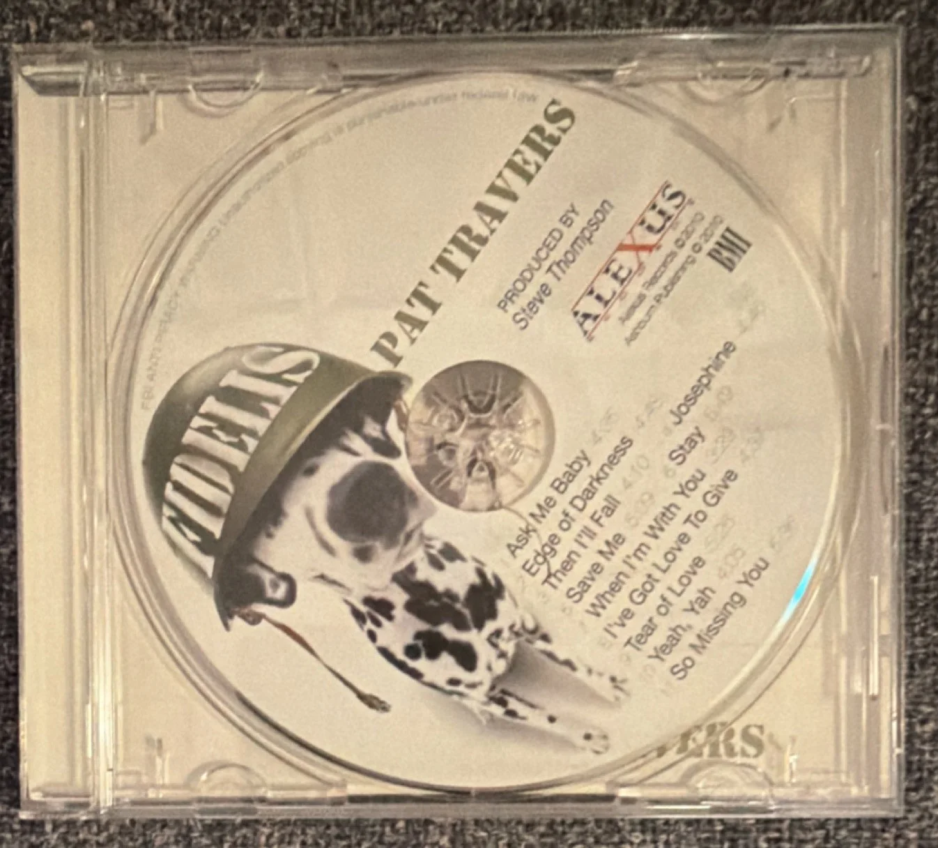 Pat Travers Fidelis Autographed CD & Booklet Alexis Records Original, image 3