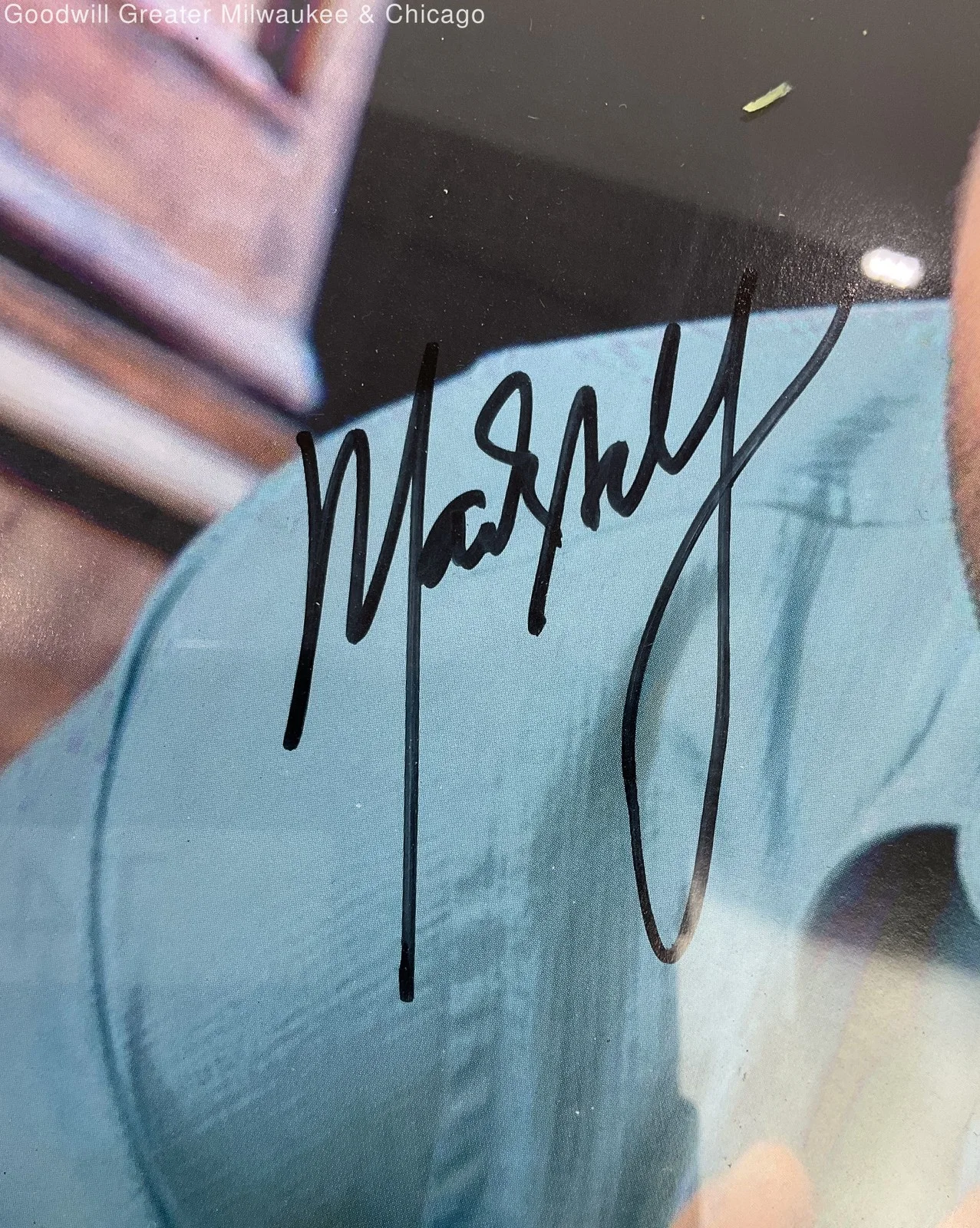 Signed Mark Schultz Framed Photo, изображение 2