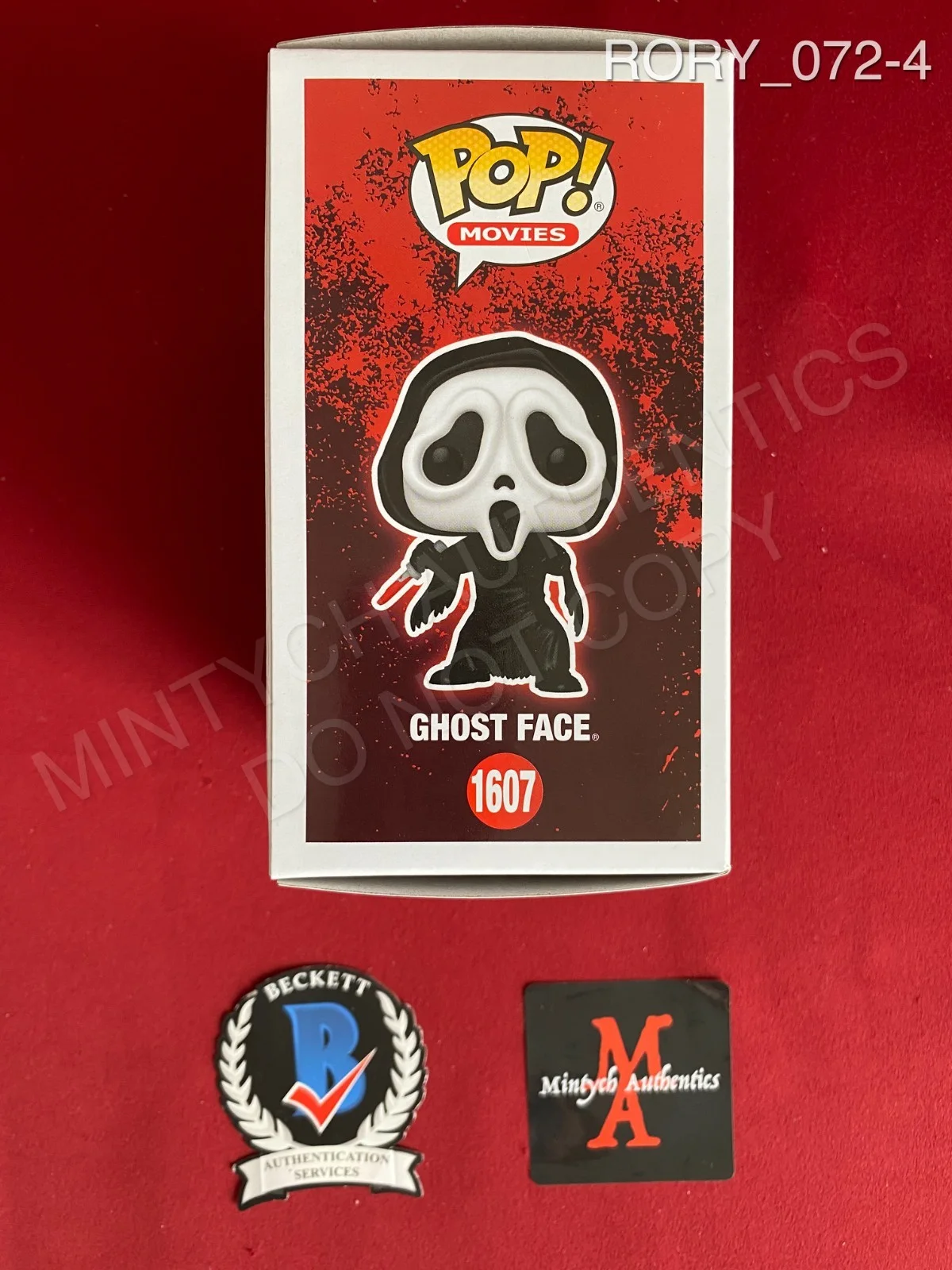 Rory Culkin — Rory Culkin autographed signed Ghost Face Funko Pop #1607 Scream Beckett COA, изображение 4