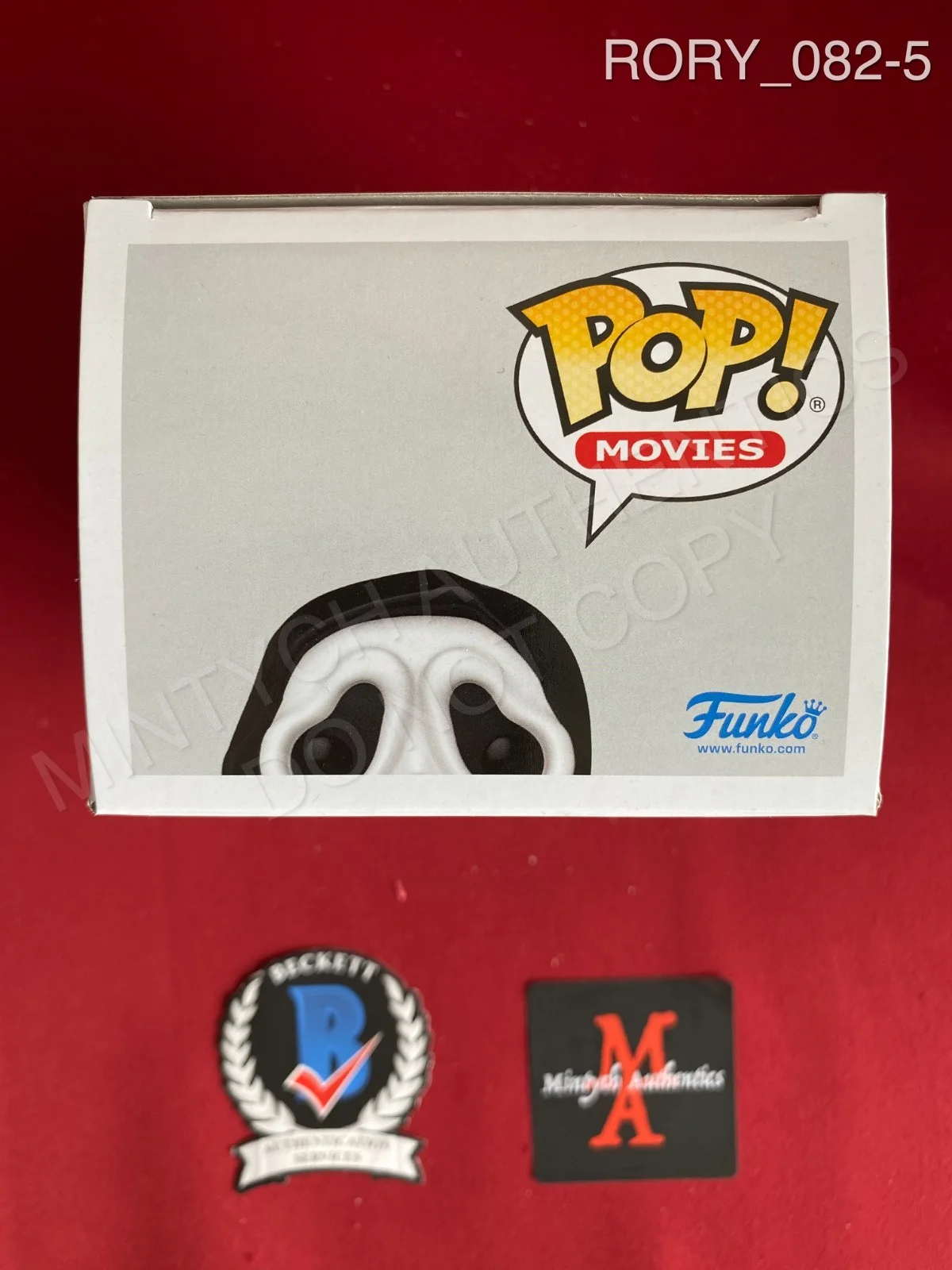 Rory Culkin — Rory Culkin autographed signed Ghost Face Funko Pop #1607 Scream Beckett COA, изображение 5