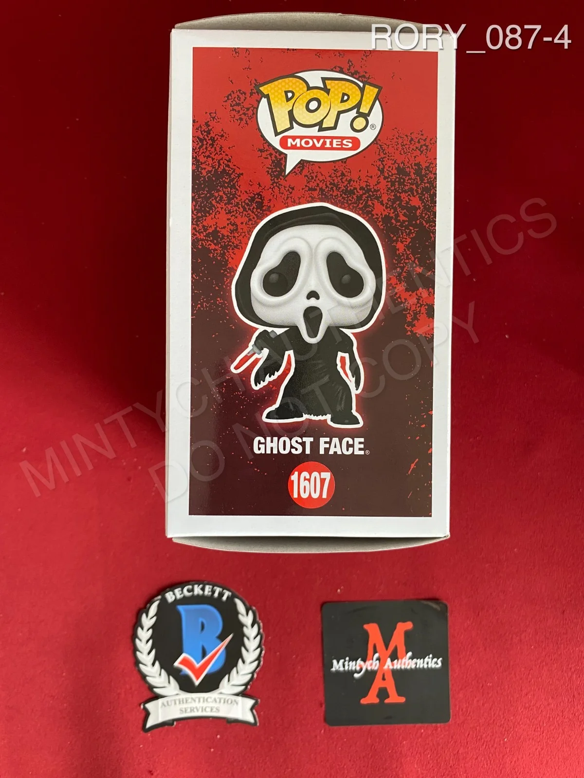 Rory Culkin — Rory Culkin autographed signed Ghost Face Funko Pop #1607 Scream Beckett COA, изображение 4