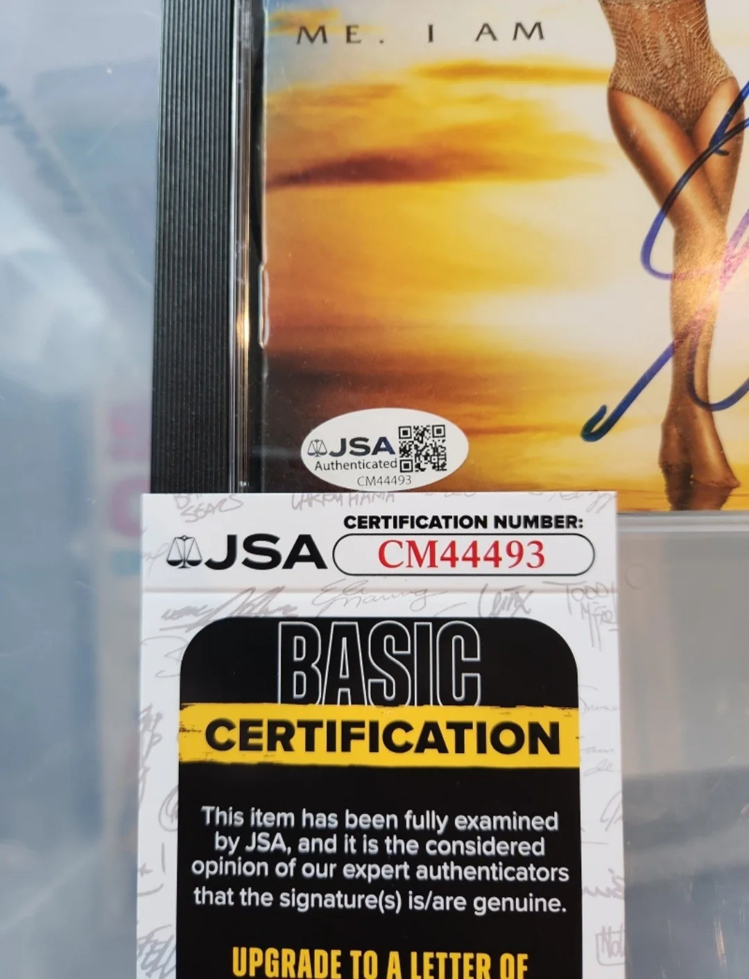AUTOGRAPHED MARIAH CAREY ALBUM WITH COA JSA CERTIFIED, изображение 5