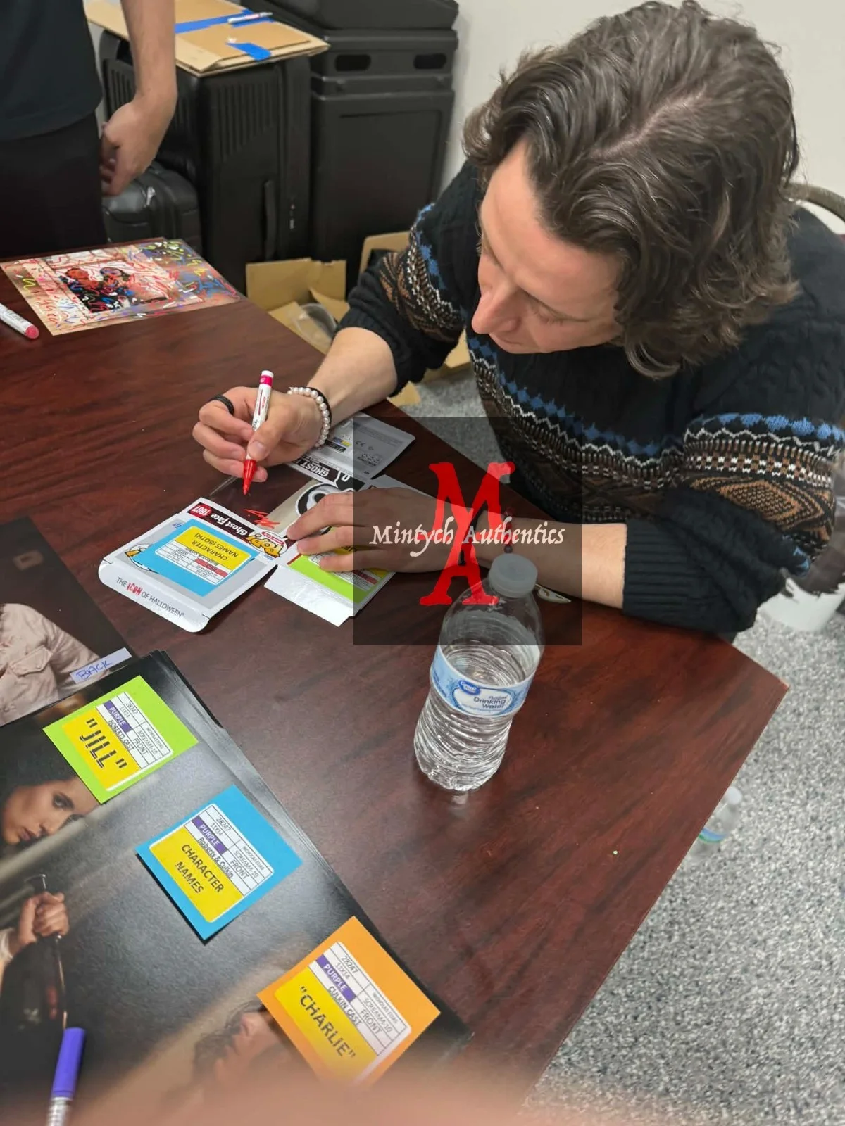 Rory Culkin — Rory Culkin autographed signed Ghost Face Fun World Mask Scream Beckett, image 4